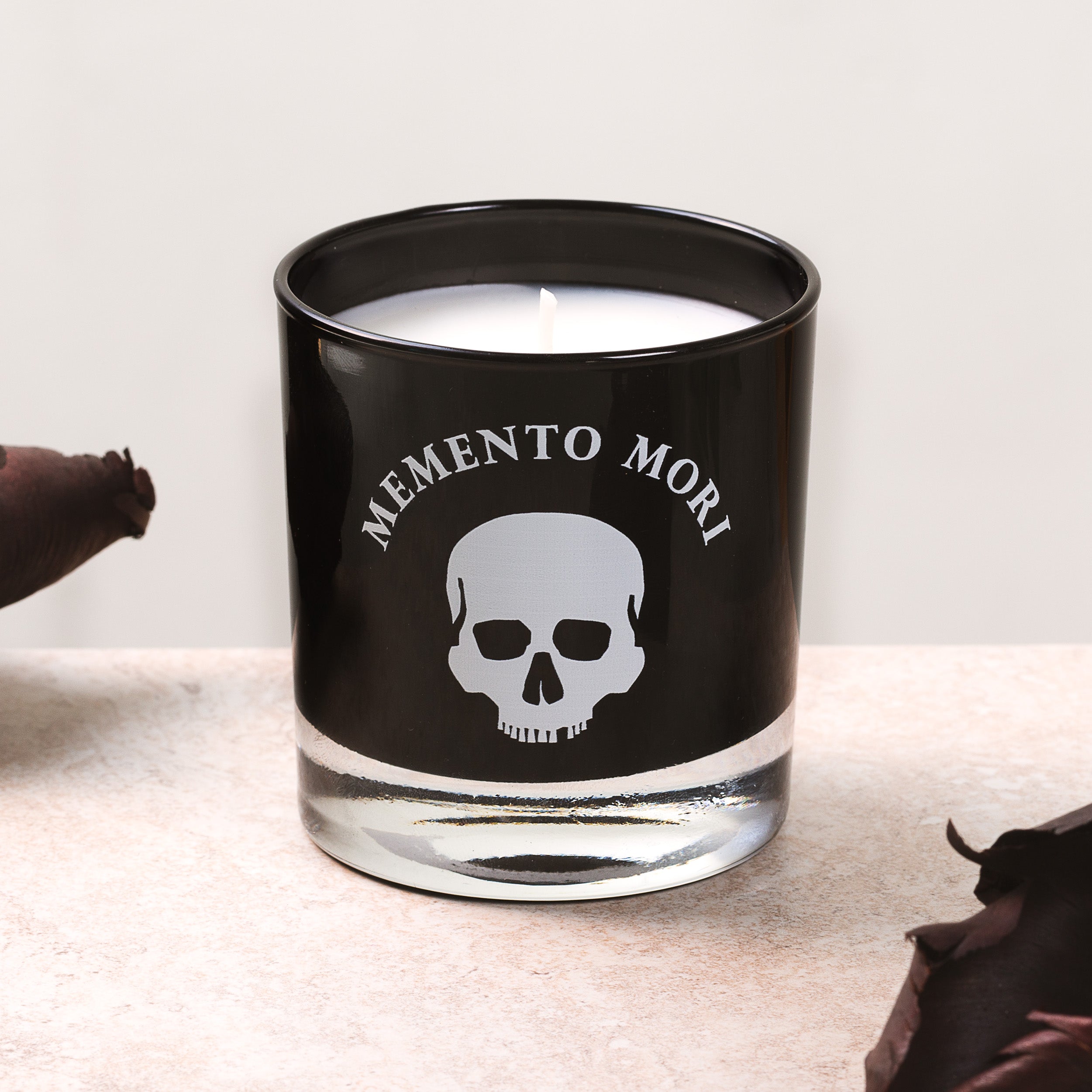 Memento Mori Candle - Black