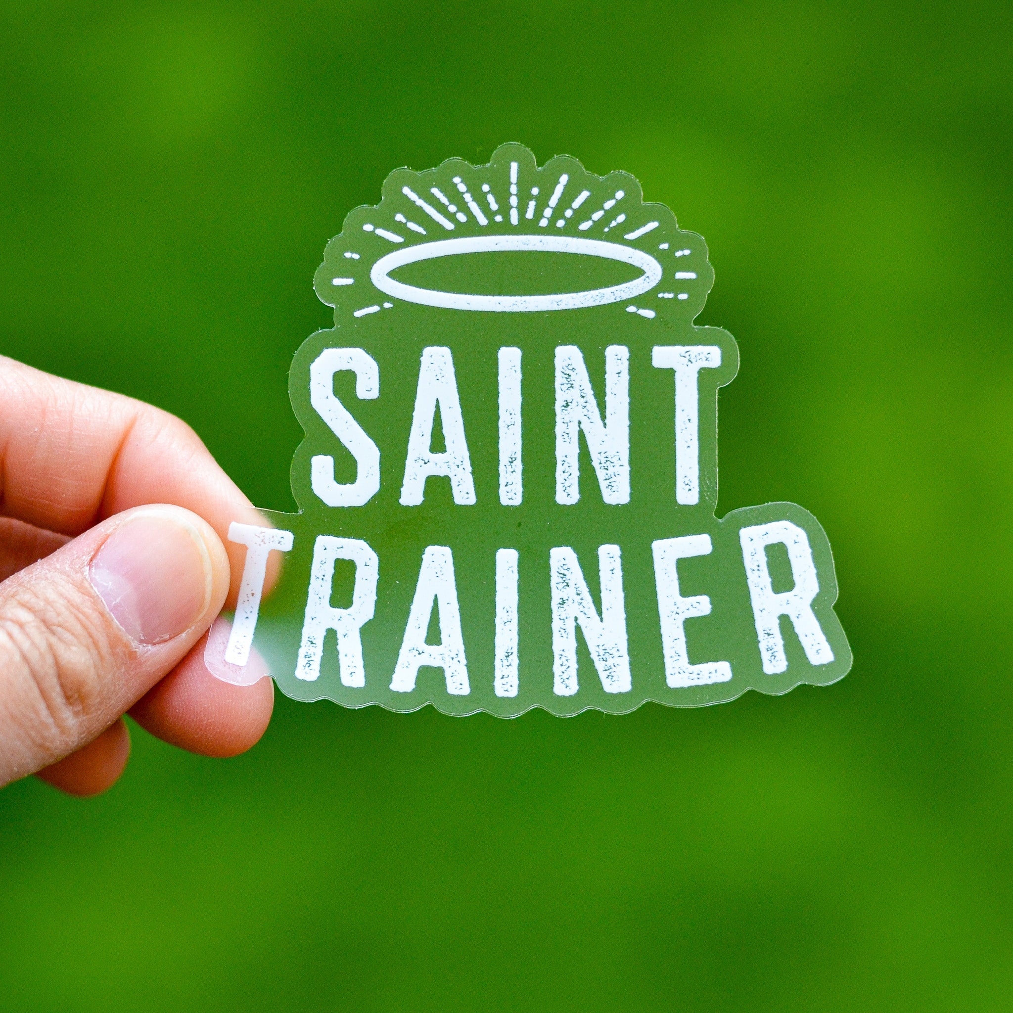 Saint Trainer Vinyl Sticker