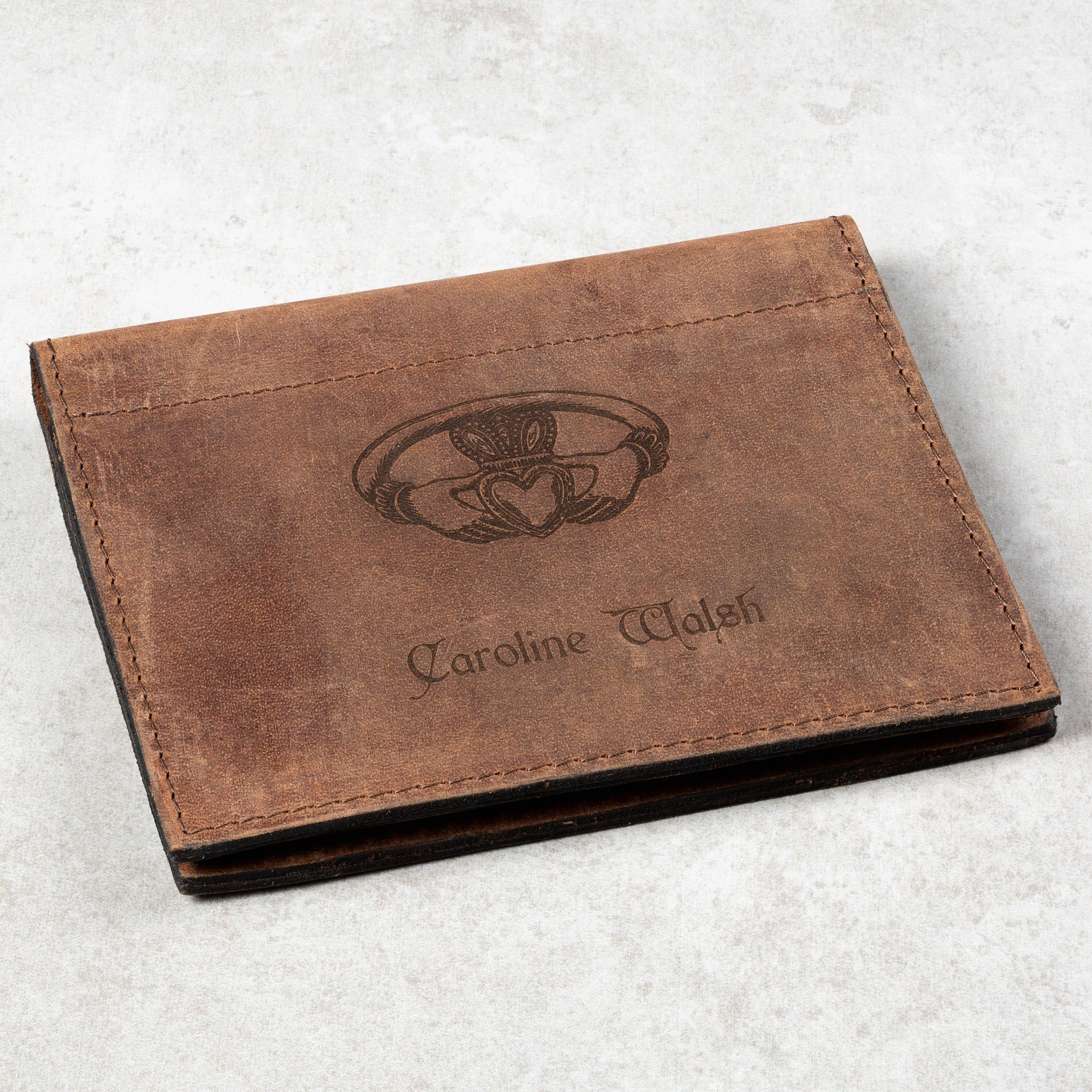 Irish Claddagh Prayer Card Holder
