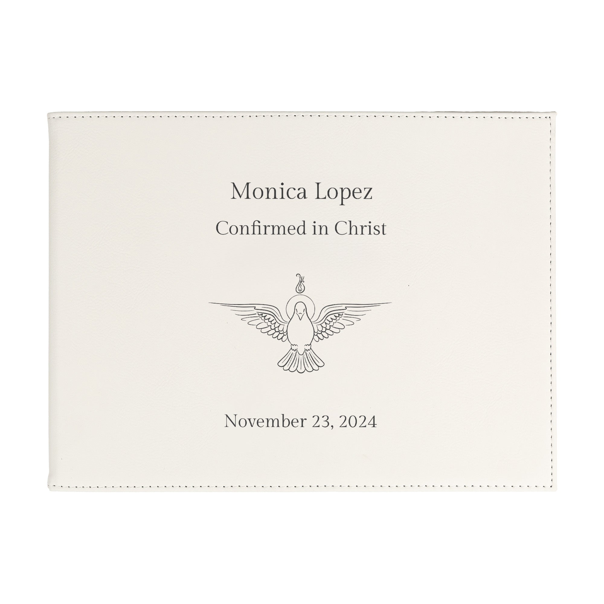 Personalized Confirmation Keepsake Certificate Holder