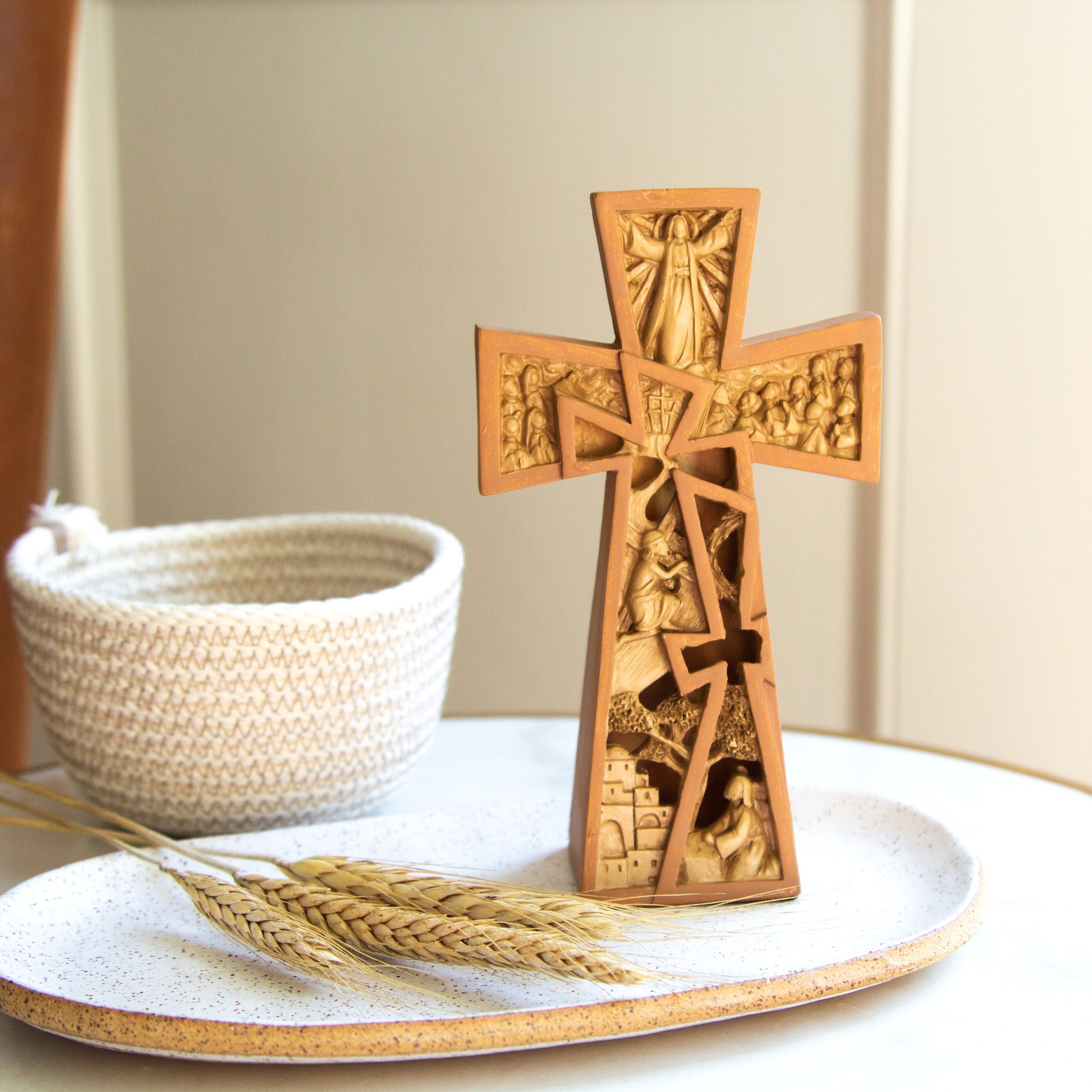 Shadowbox Passion of Christ Cross