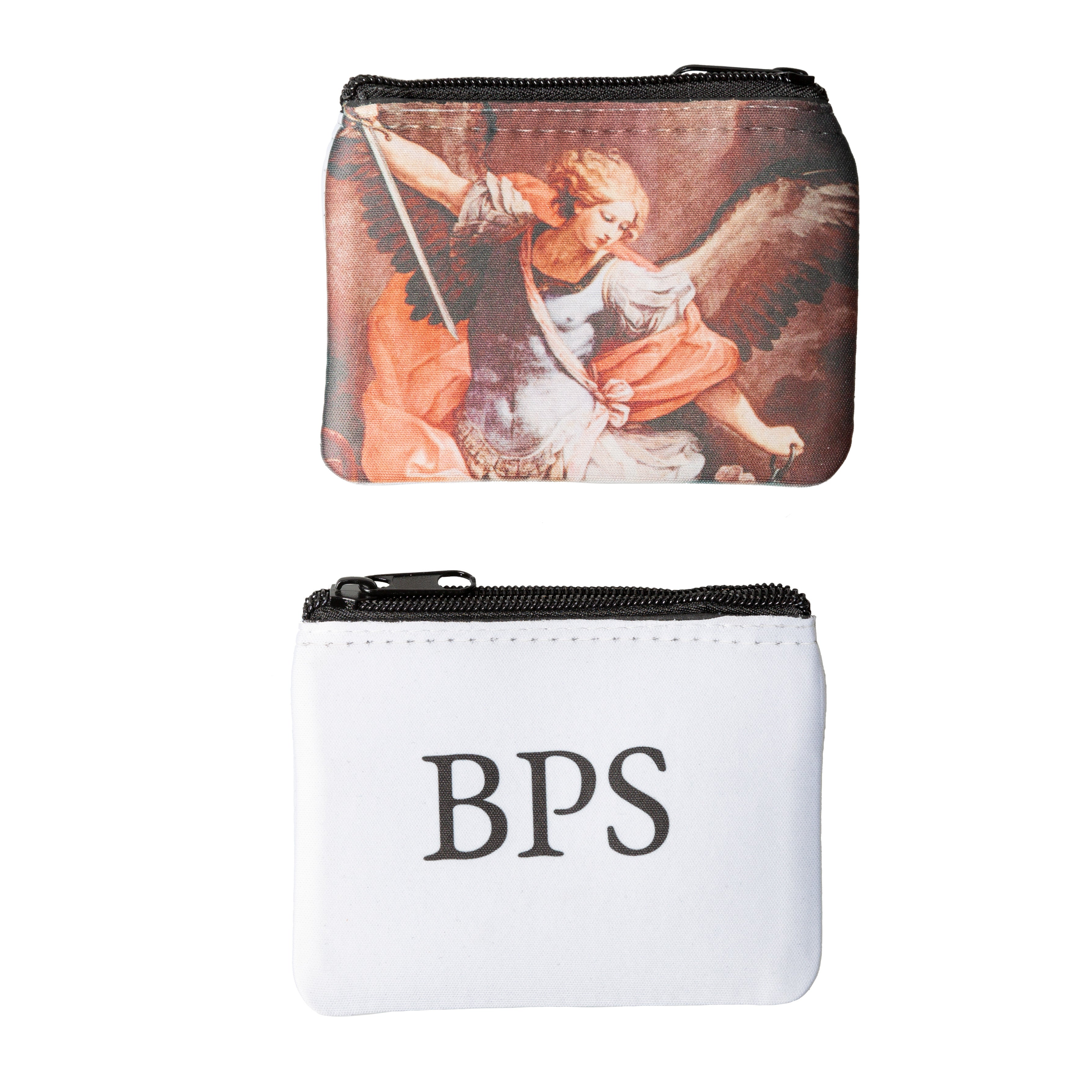 Personalized Saint Michael Rosary Pouch