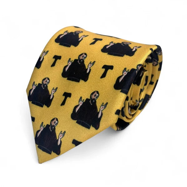 Gold St. Francis Necktie