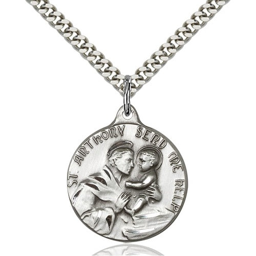 Sterling Silver St. Anthony Pendant - 2508718