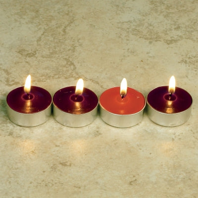 Advent Tea Light Candles - Set of 4