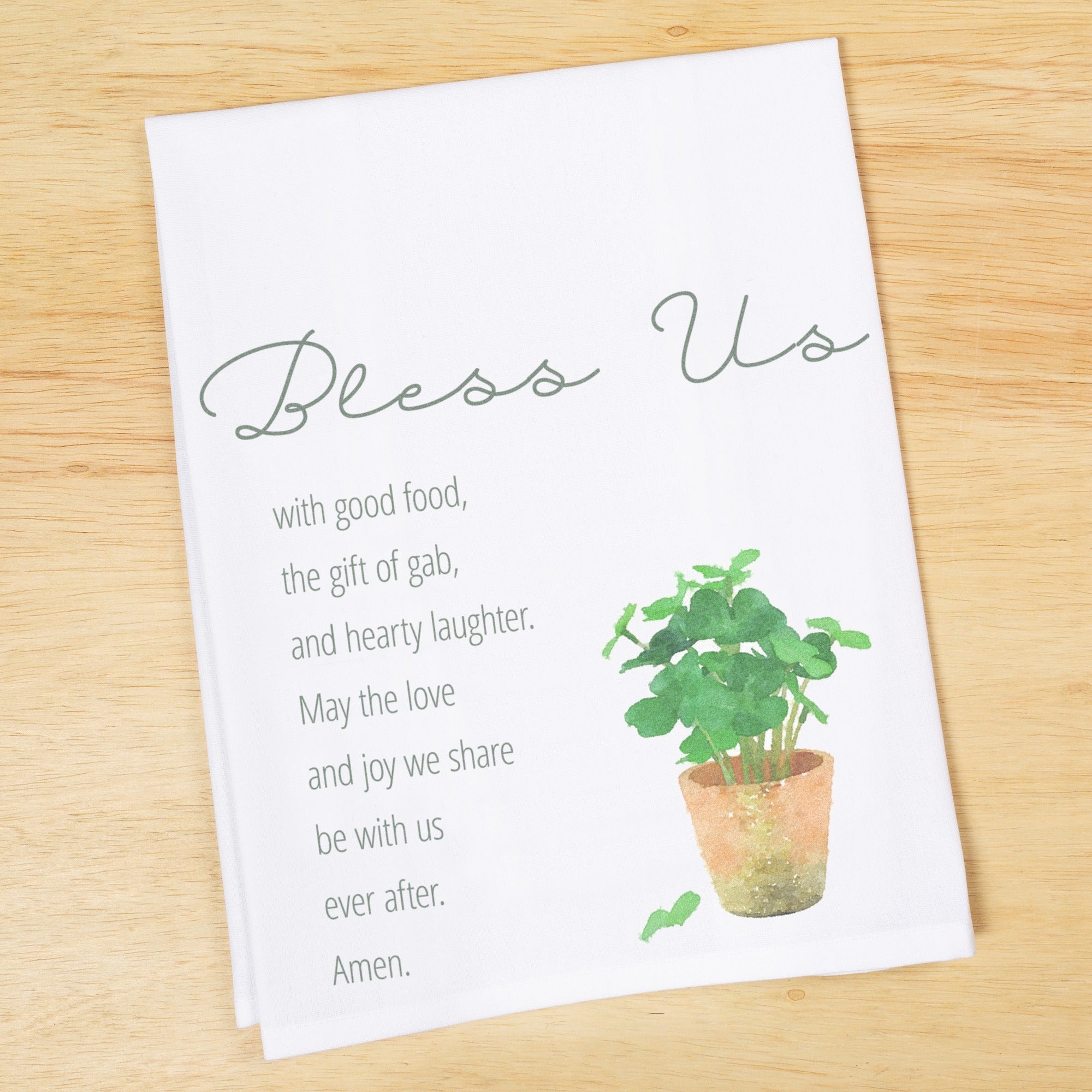 Irish Kitchen Blessing Dish Towel