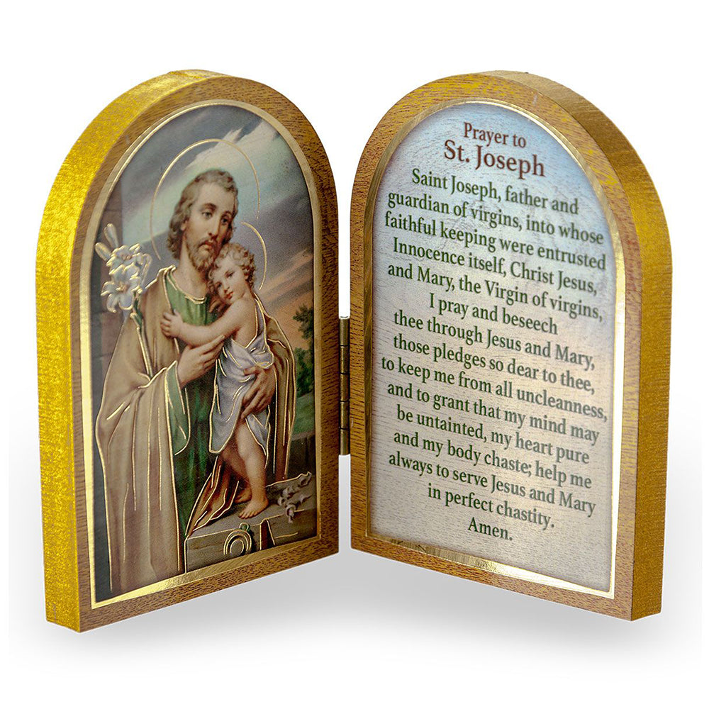 St. Joseph Prayer Diptych