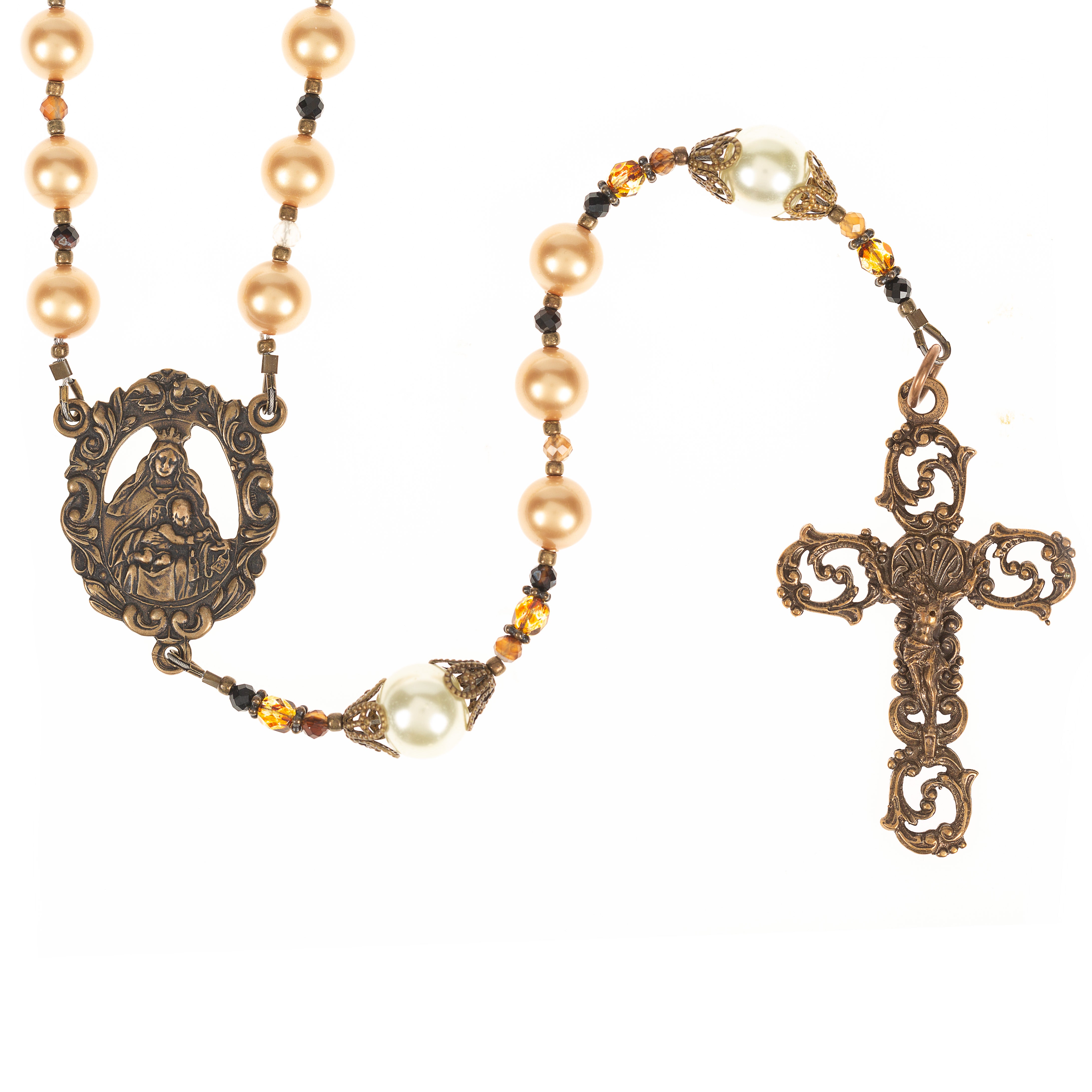 Our Lady's Golden Pearl Rosary - Catholic Company Rosary of the Year 2024