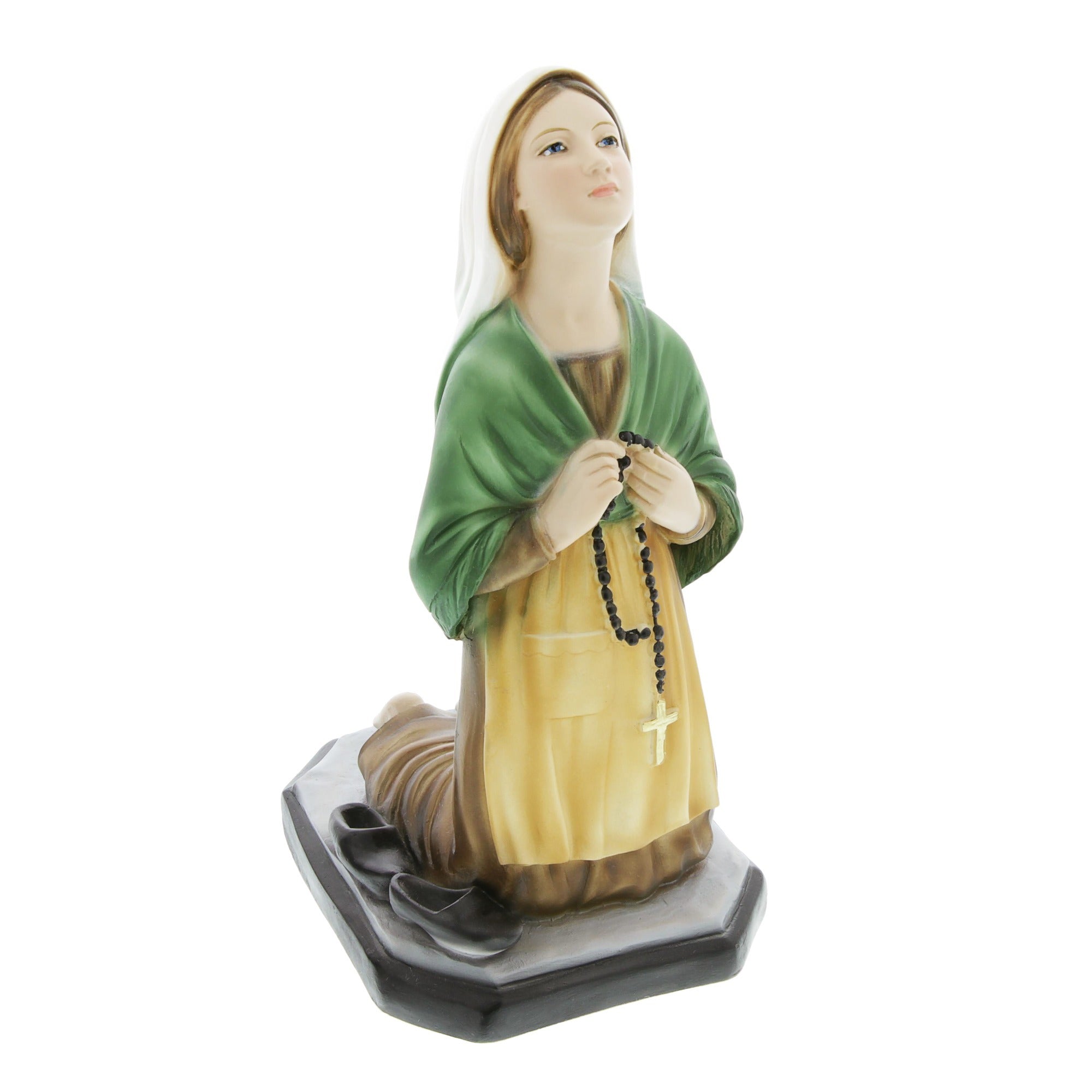 St.Bernadette Resin Statue- 9 inches