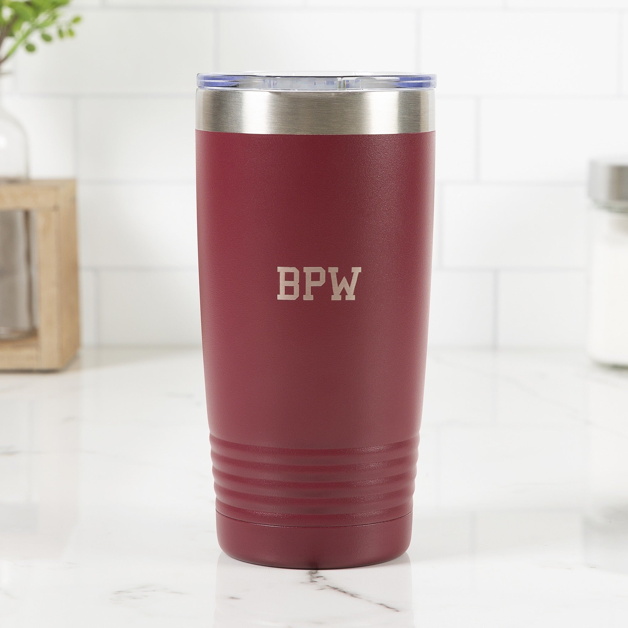Personalized Be Not Afraid Maroon 20oz Tumbler
