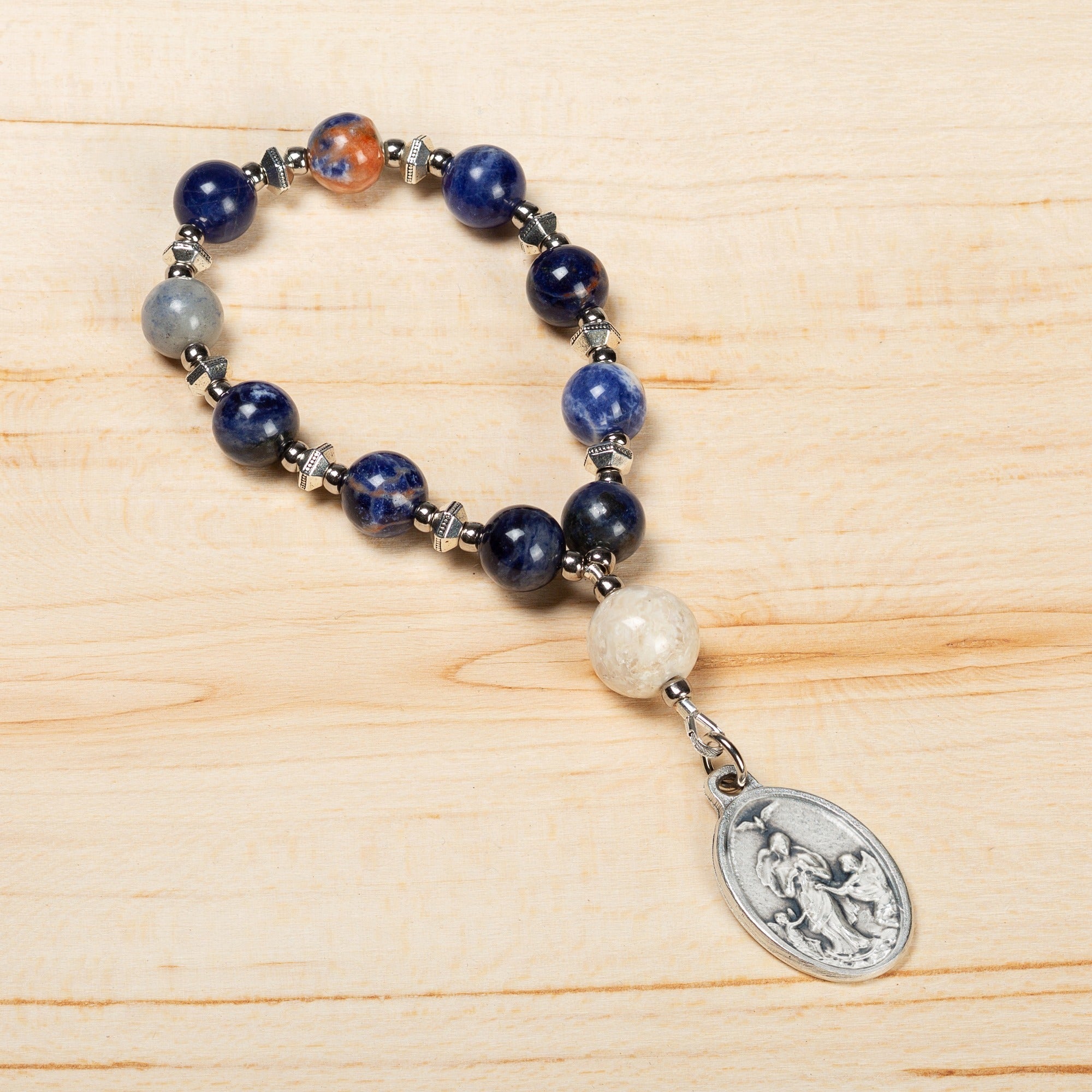 Mary Undoer of Knots Decade Rosary with Card