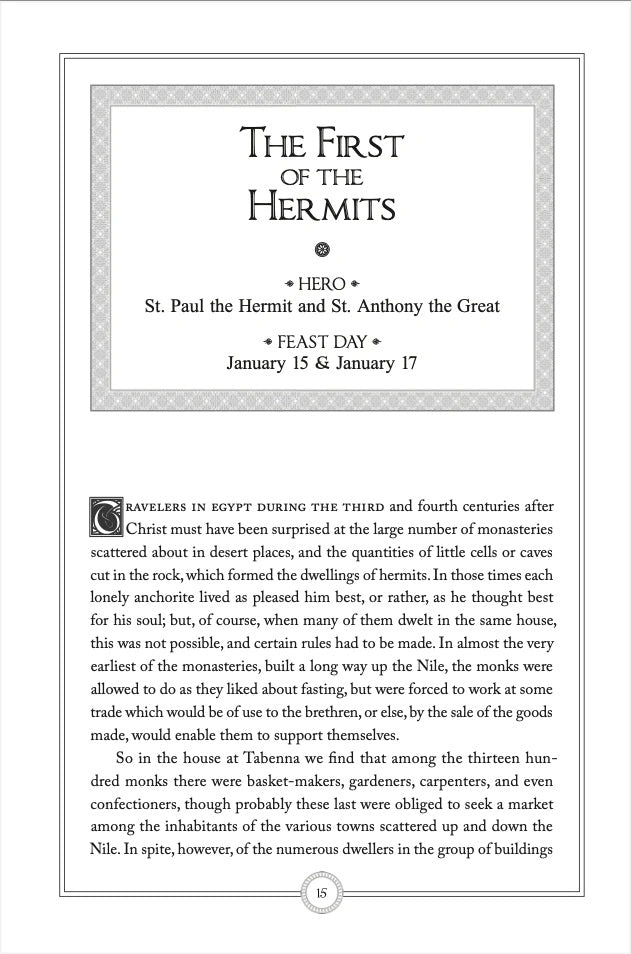 The Book of Saints and Heroes