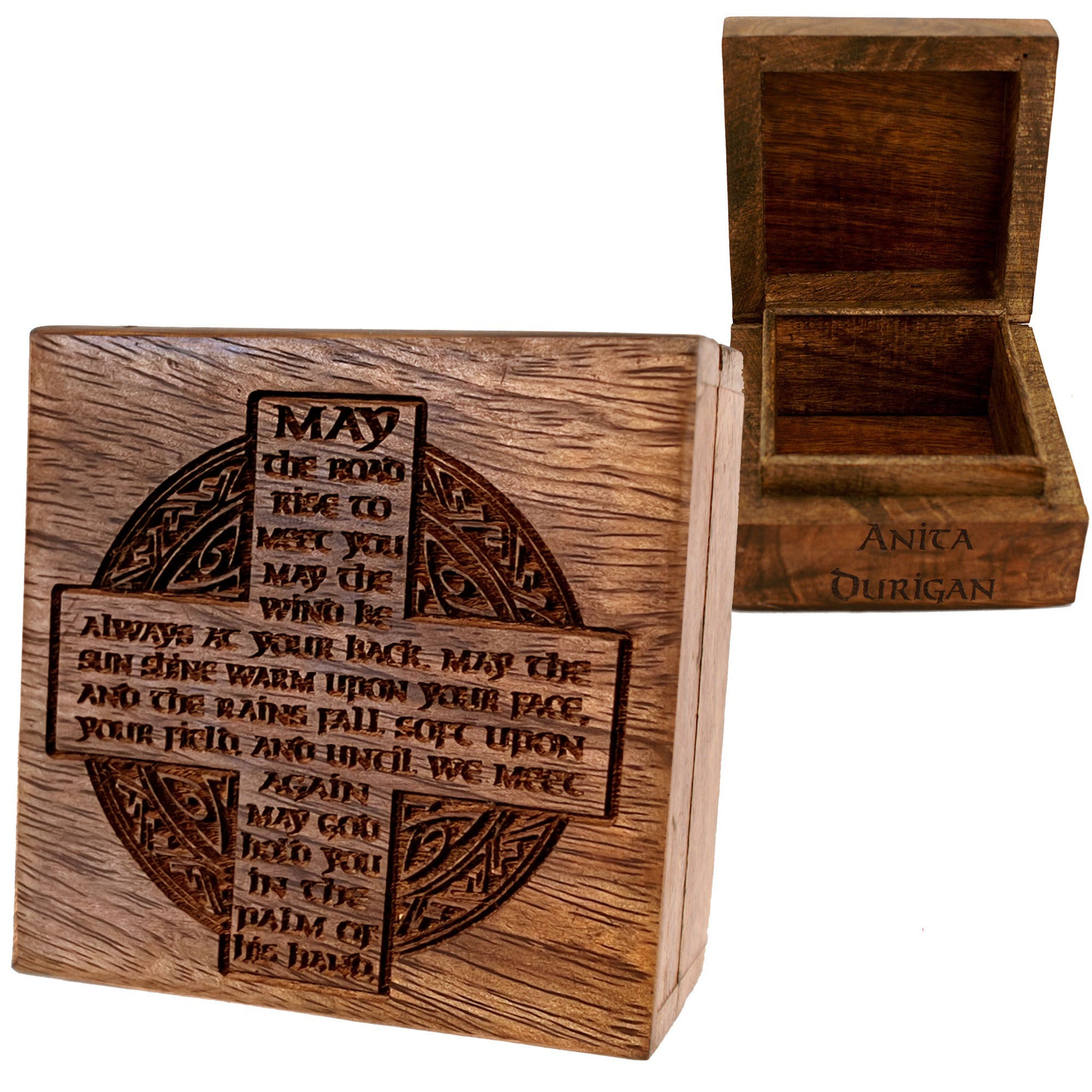 Personalized Irish Blessing Keepsake Box