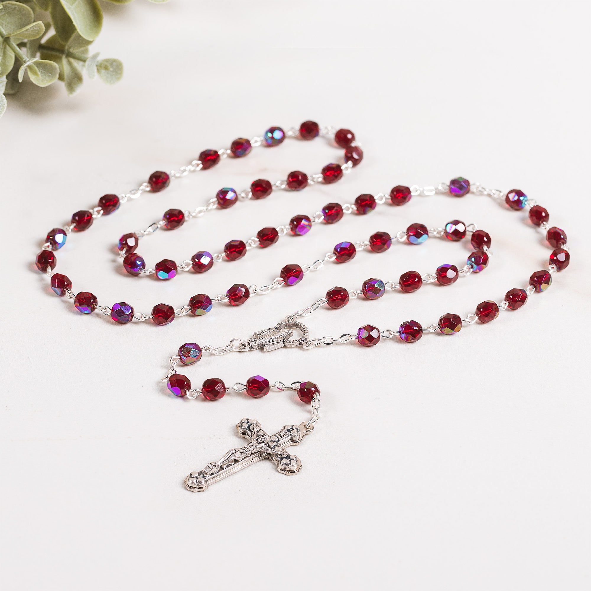 Birthstone Rosary - January