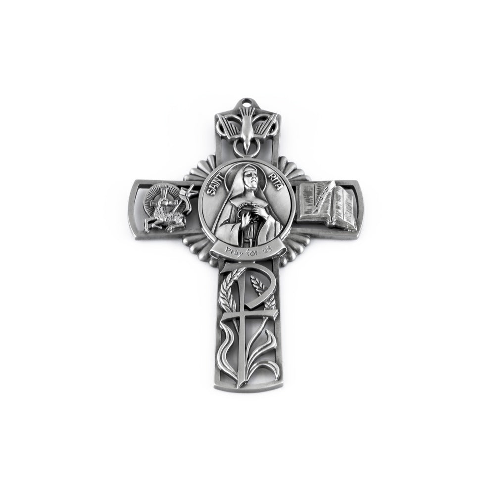 St. Rita Wall Cross 5"