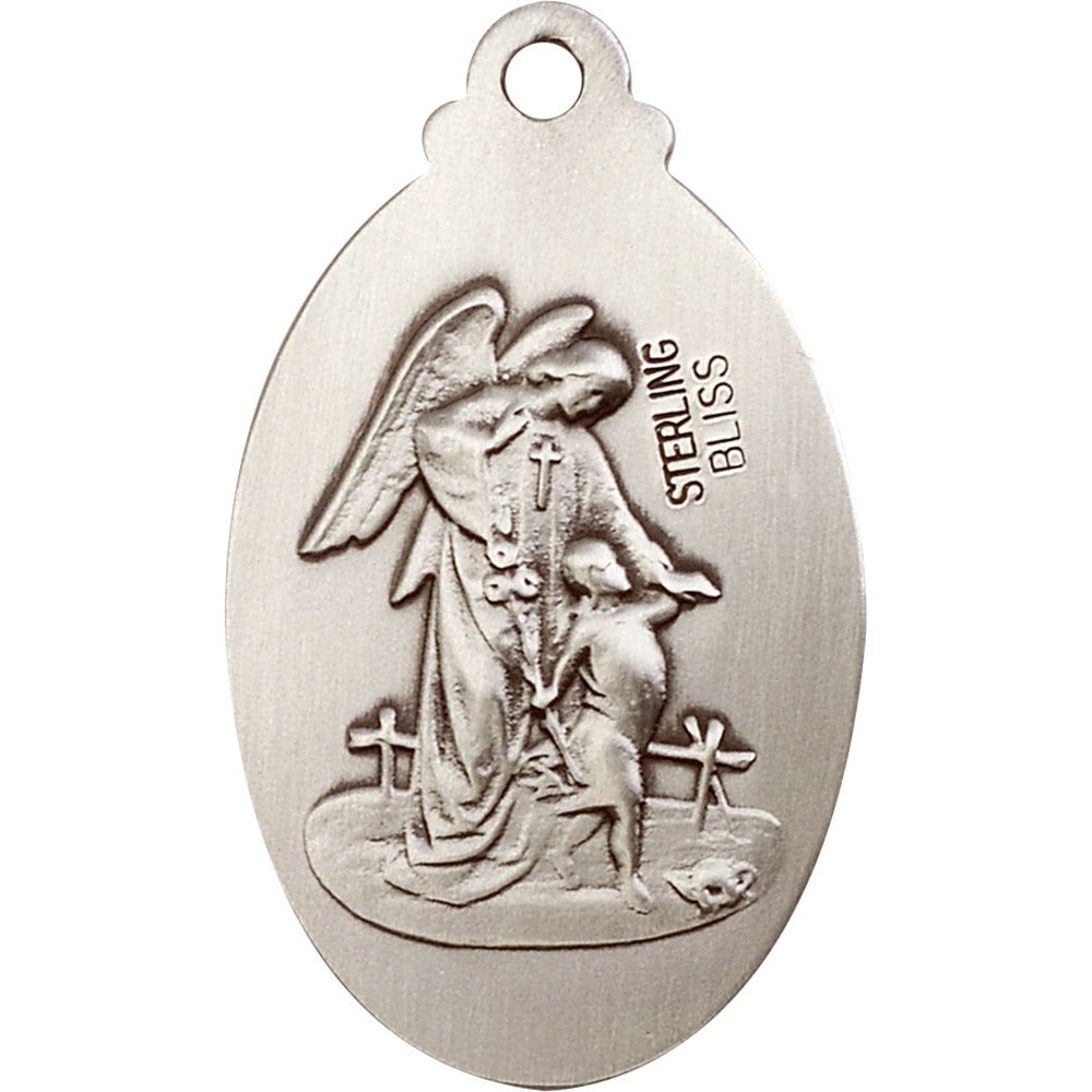 Sterling Silver St. Michael the Archangel Pendant - 2509095