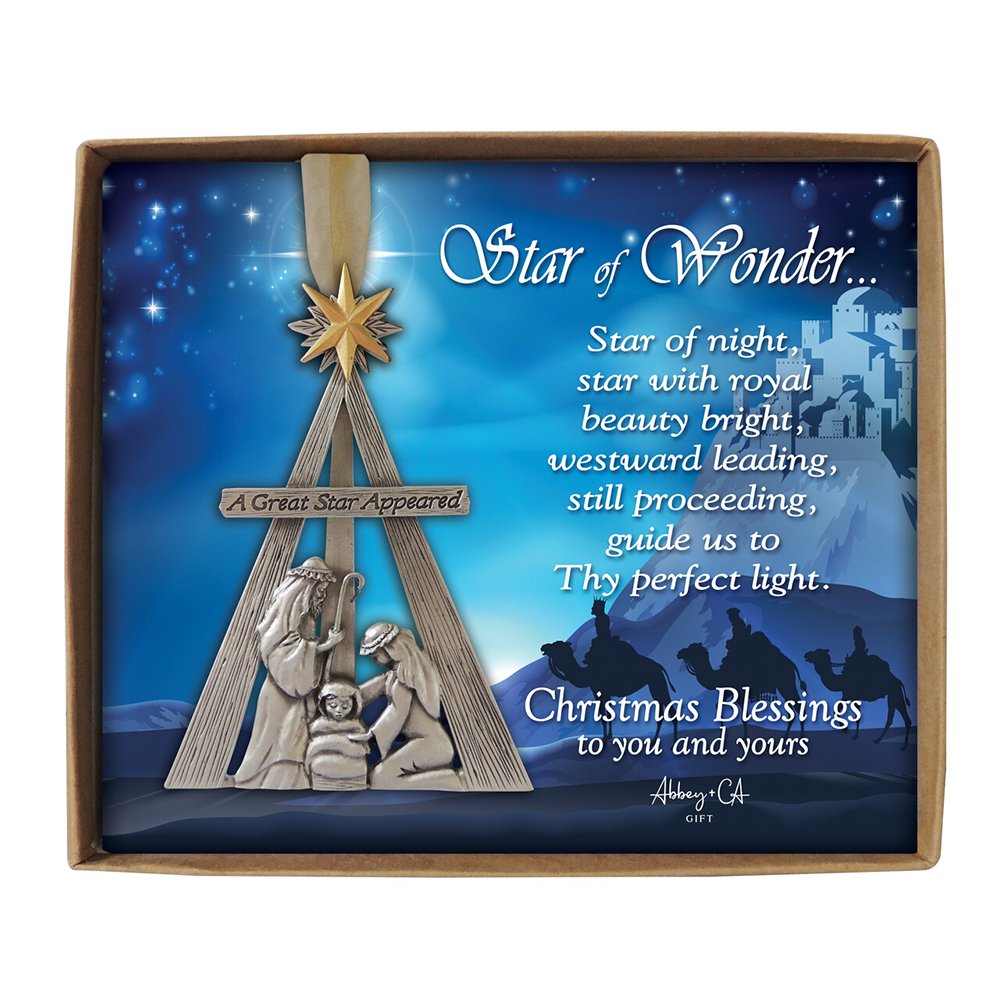 Star of Wonder Metal Ornament