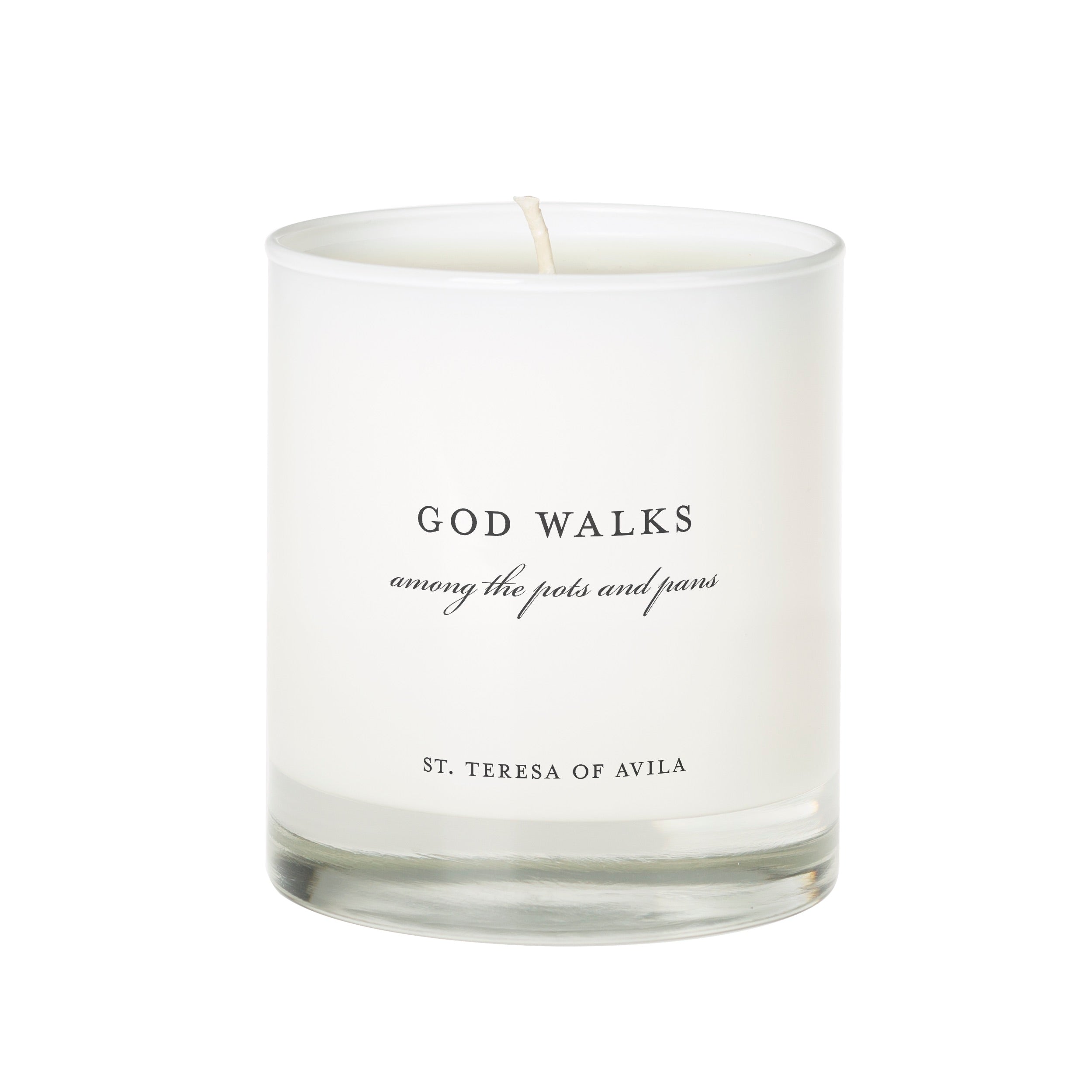 God Walks Among the Pots & Pans Scented Candle