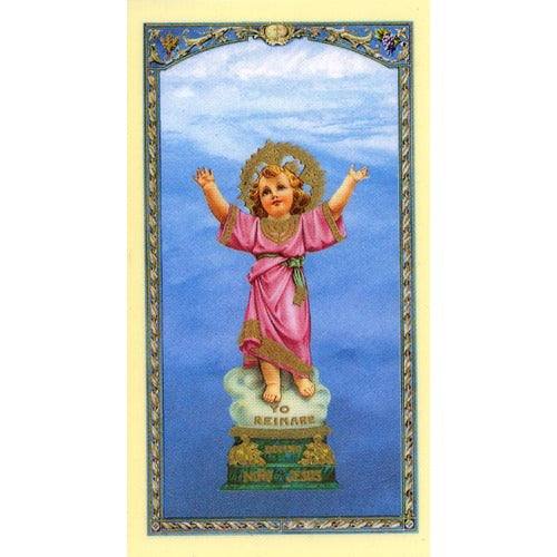 Novena de la Confianza al Divino Nino (Novena-Divino Nino) – Spanish Prayer Card