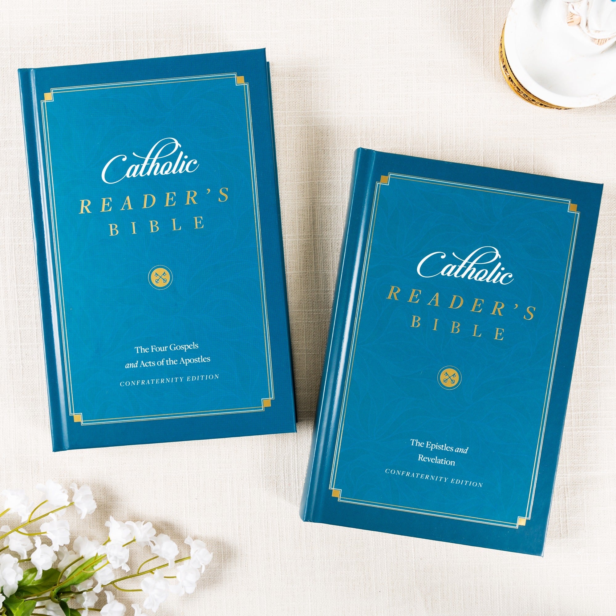 The Catholic Reader's Bible - Gospels & Acts, Epistles & Revelation (2 Book Set)