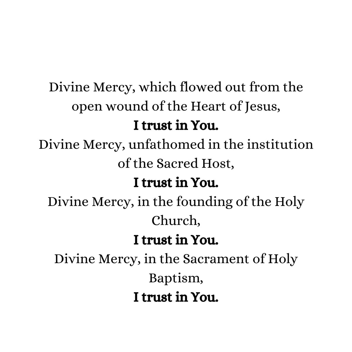 Litanies for Littles: Sacred Heart and Divine Mercy
