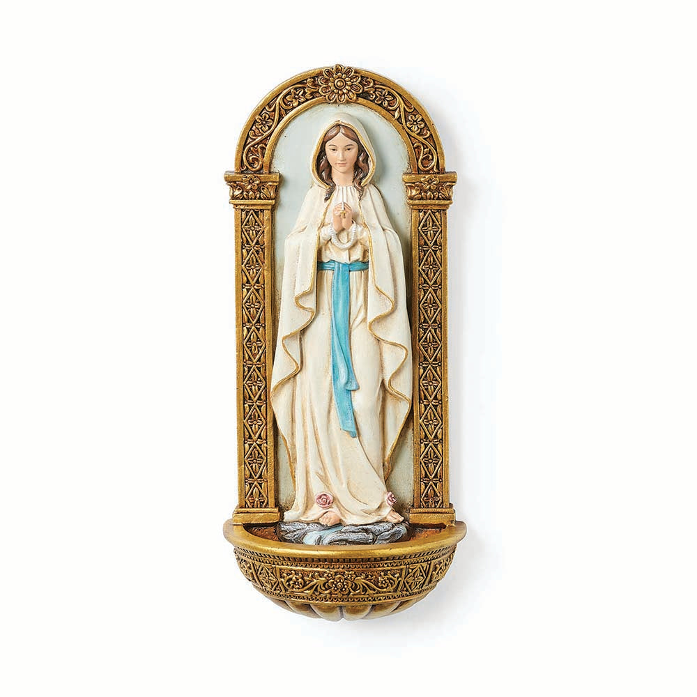 Lourdes Water Font - 7 .75"