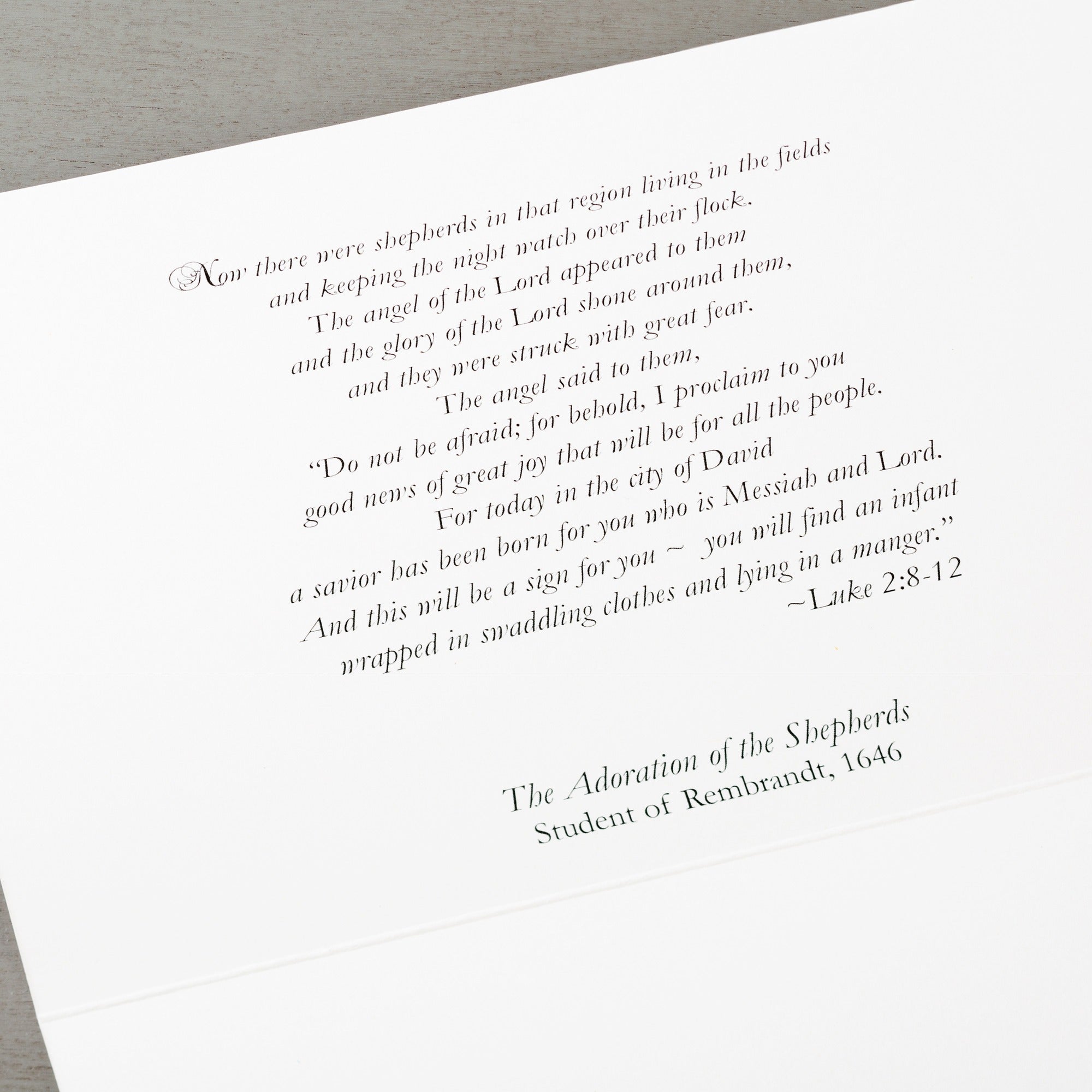 Rembrandt's Pupil Adoration of the Shepherds Christmas Cards - Set of 20