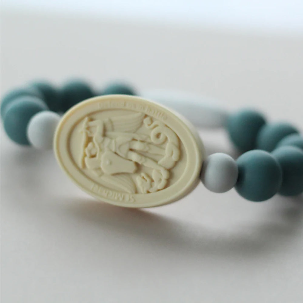 Chews Life Children's St. Joseph & St. Michael Bracelet