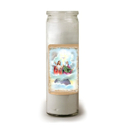 Holy Trinity Catholic Candle