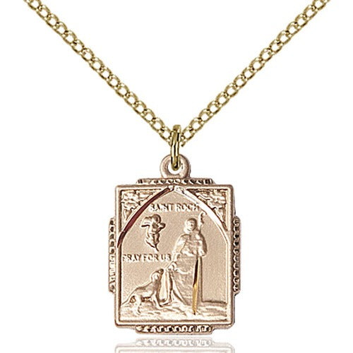 14kt Gold Filled St. Roch Pendant