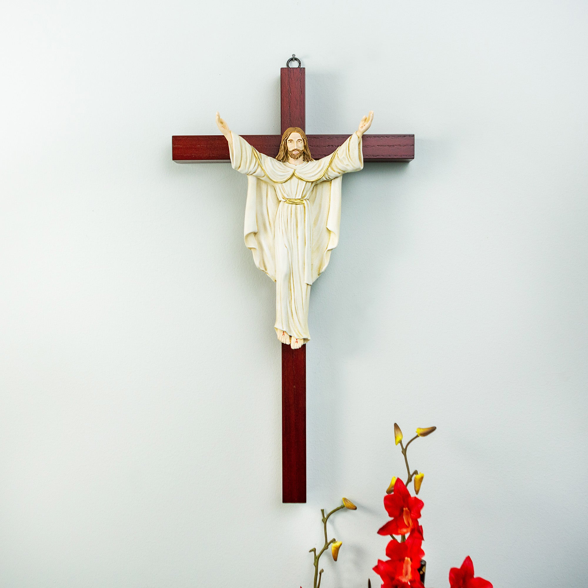 Risen Christ Wall Cross - 19.2"