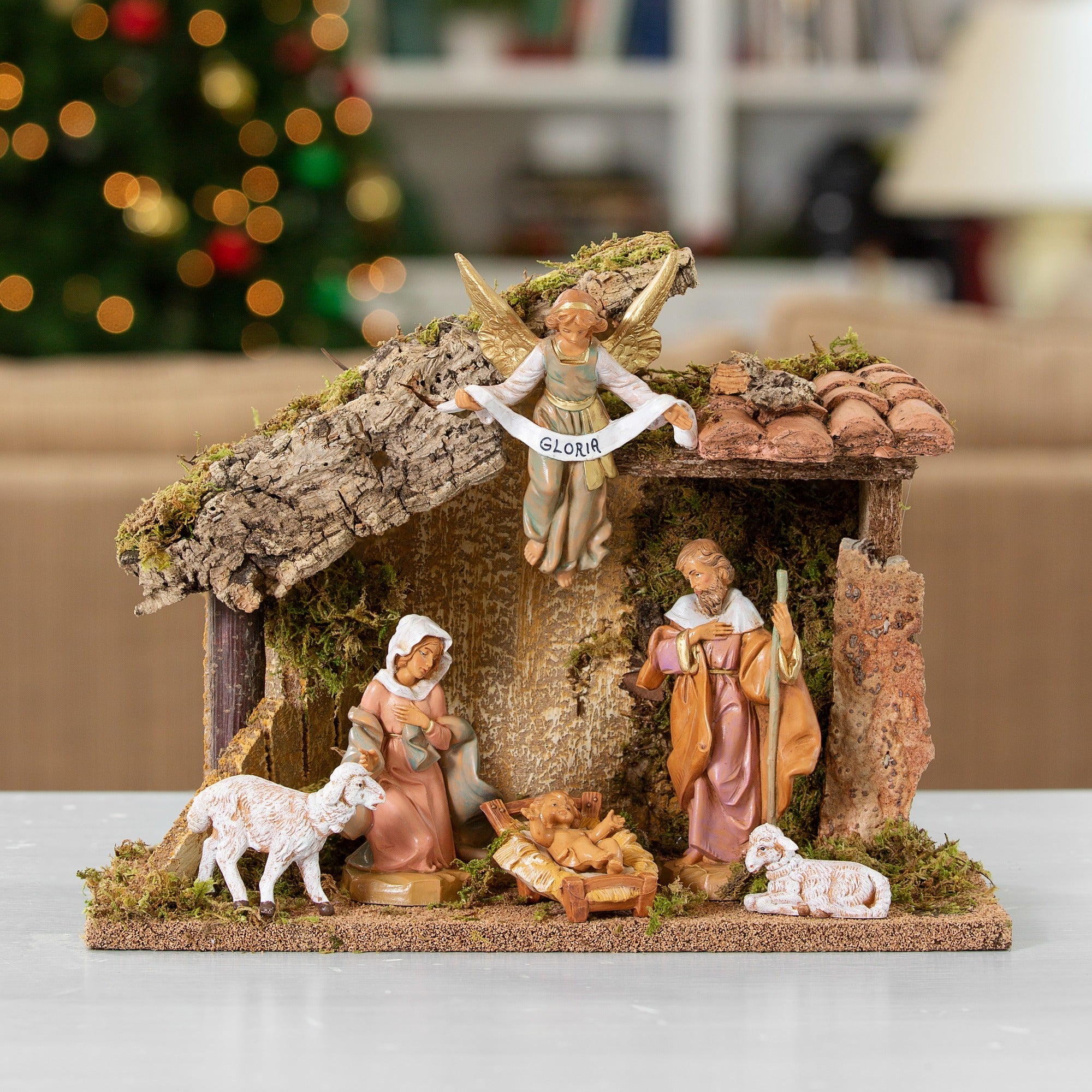 Fontanini 6pc Nativity with Stable