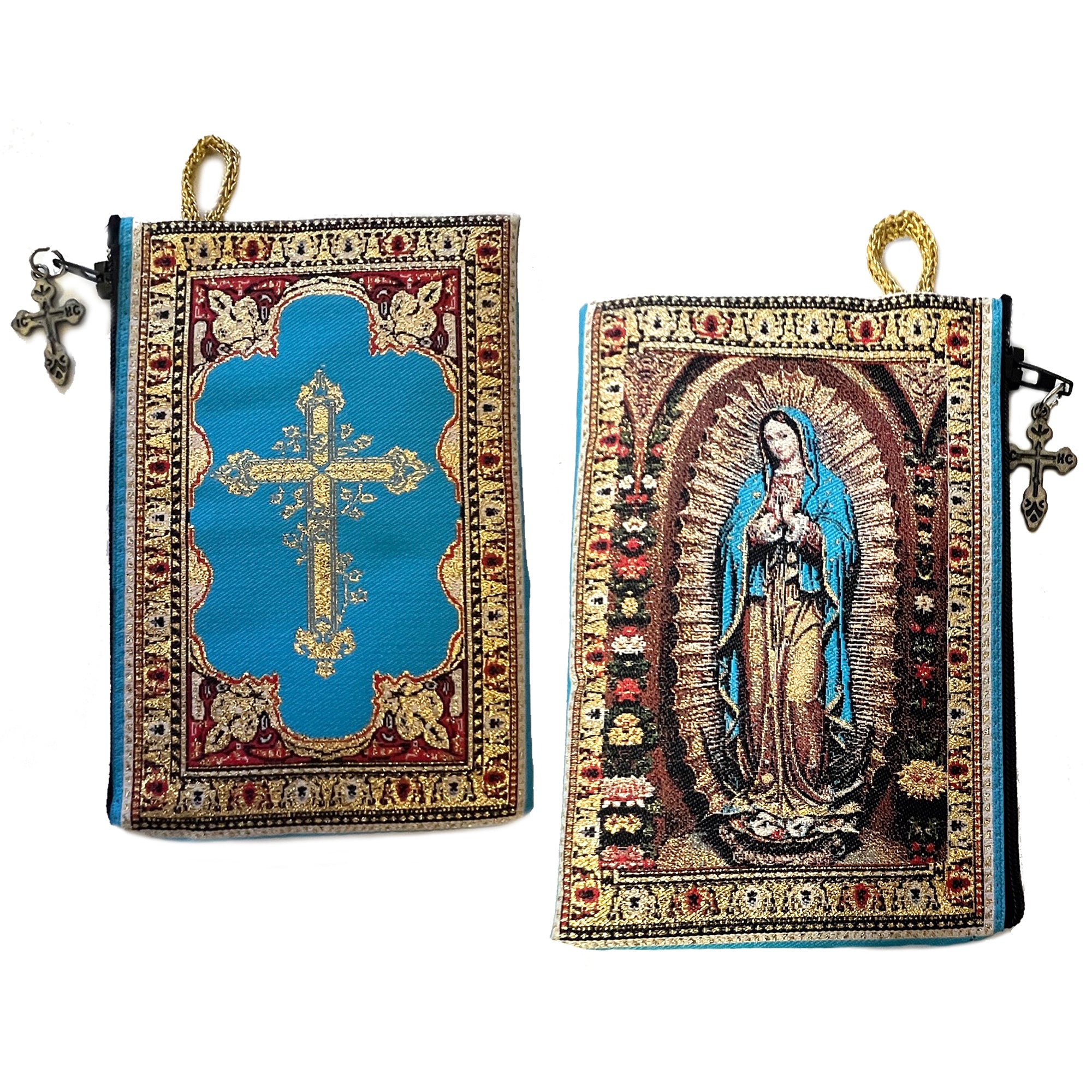 Our Lady of Guadalupe Rosary Pouch