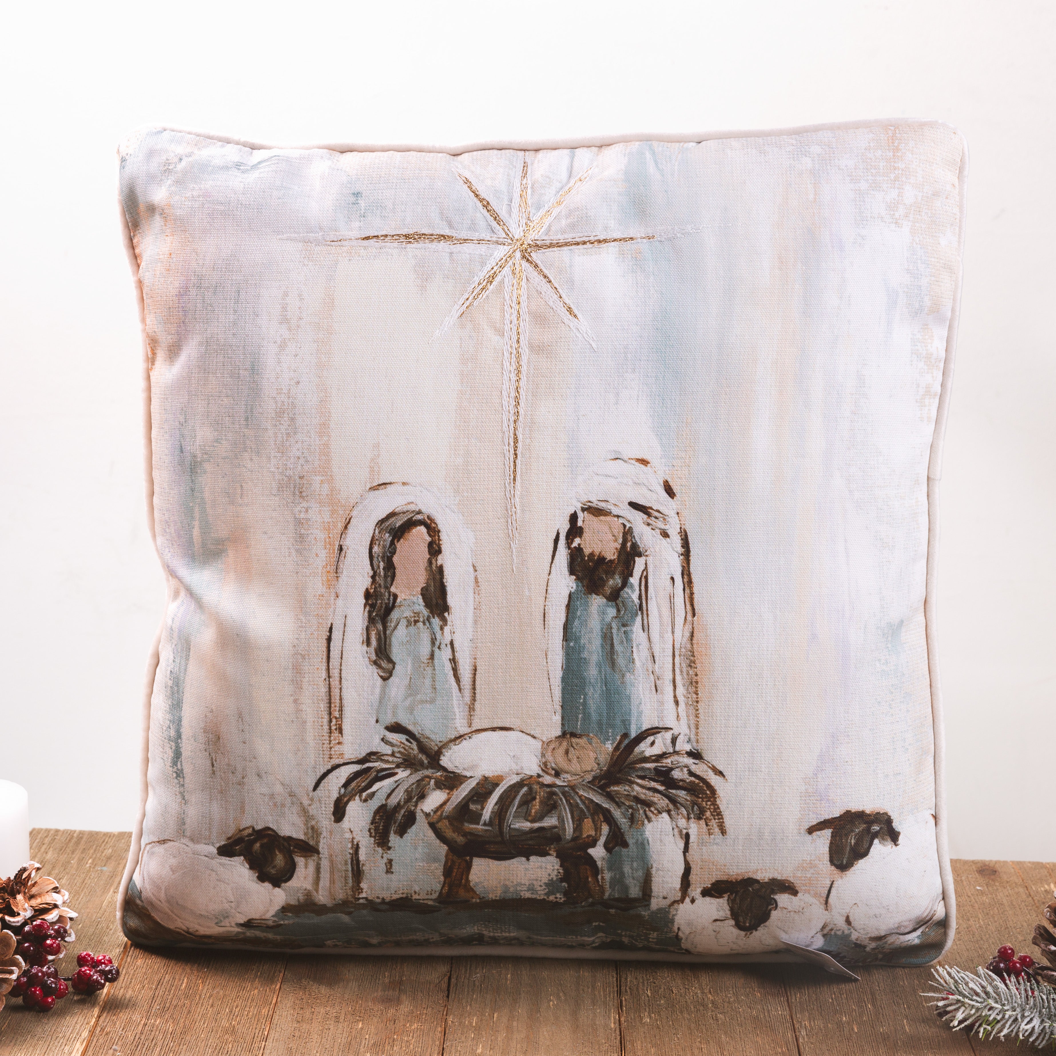 Holy Family Decorative Pillow - 18"