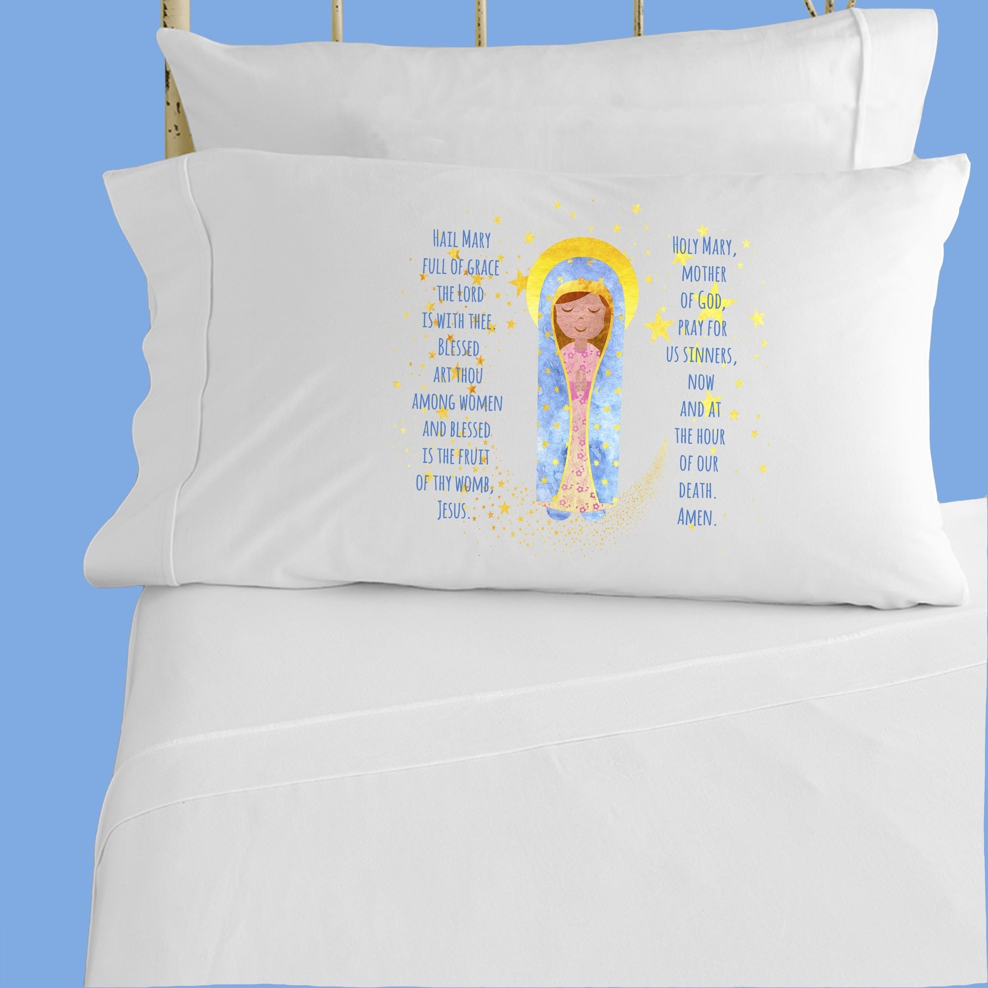 Hail Mary Pillowcase