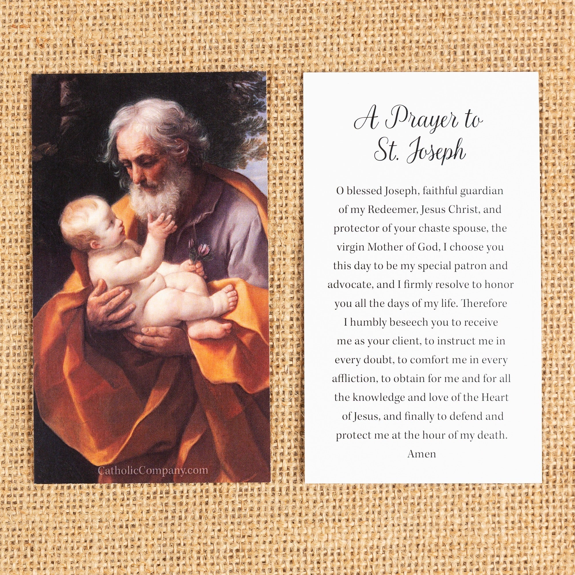 St. Joseph Prayer Card