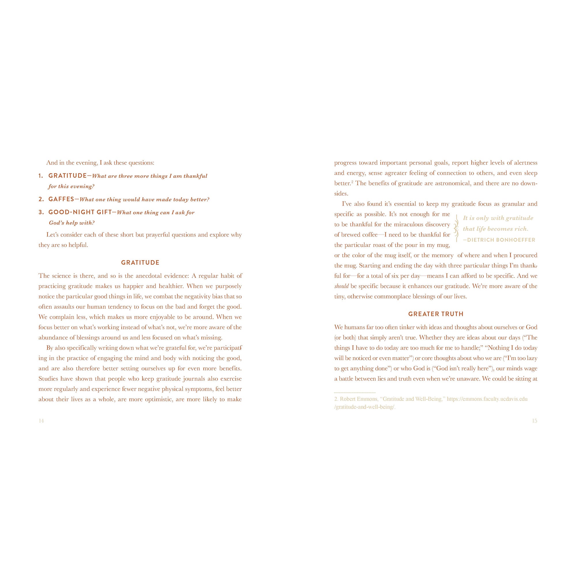 First Light & Eventide Gratitude Journal