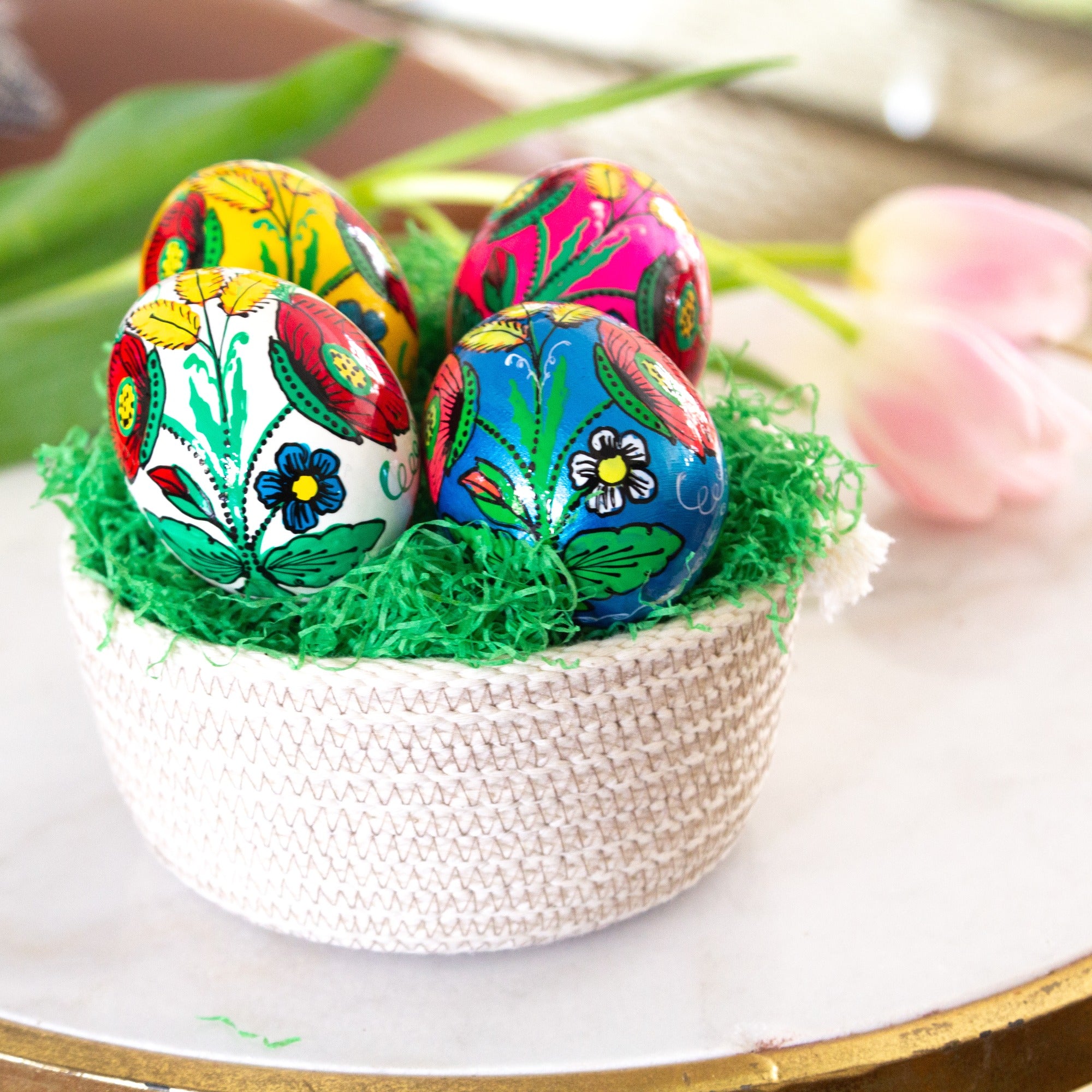 Ukrainian Wooden Easter Eggs