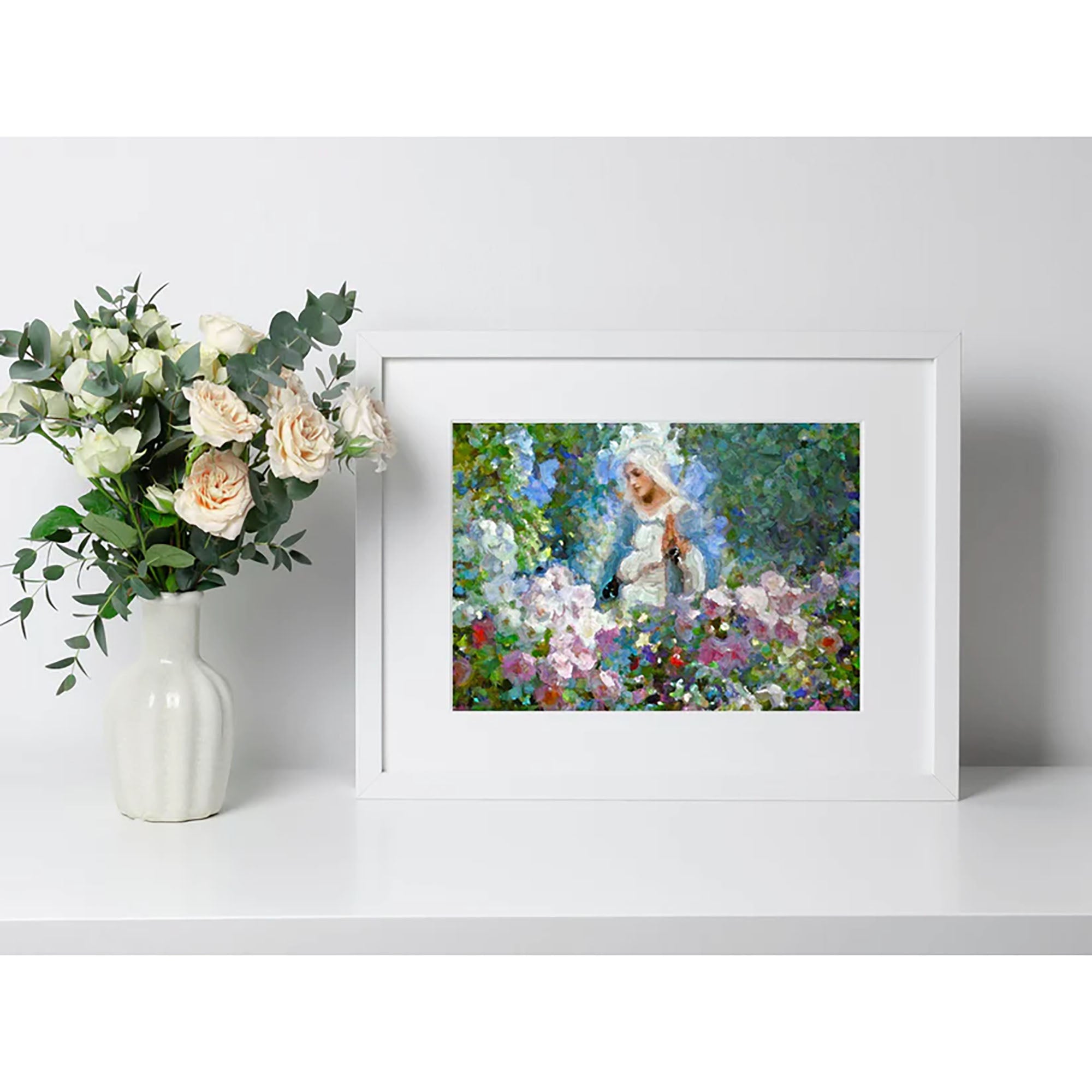 Our Lady's Garden of Delights Unframed Print - 8" x 10"