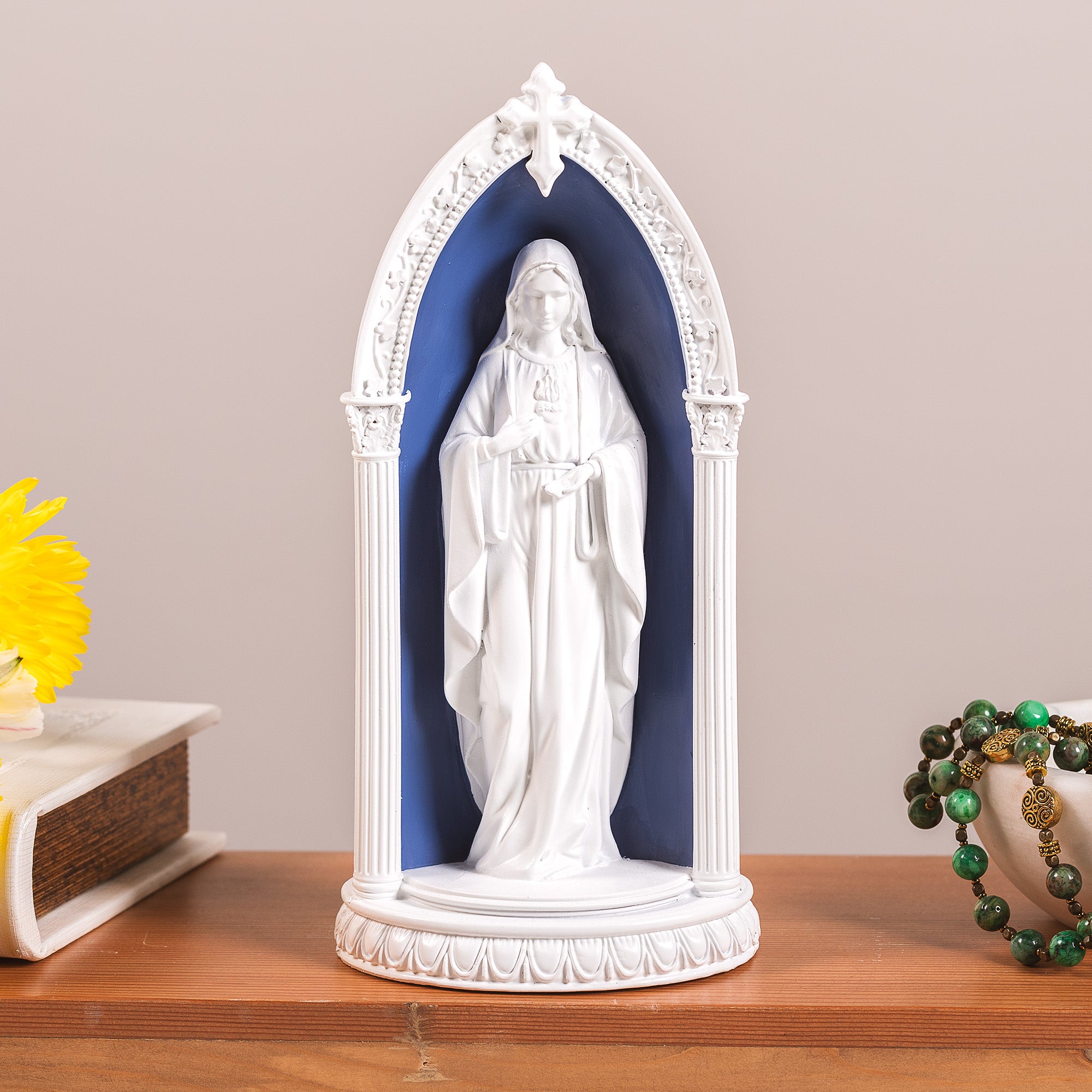 LED Immaculate Heart Della Robbia Style Arch