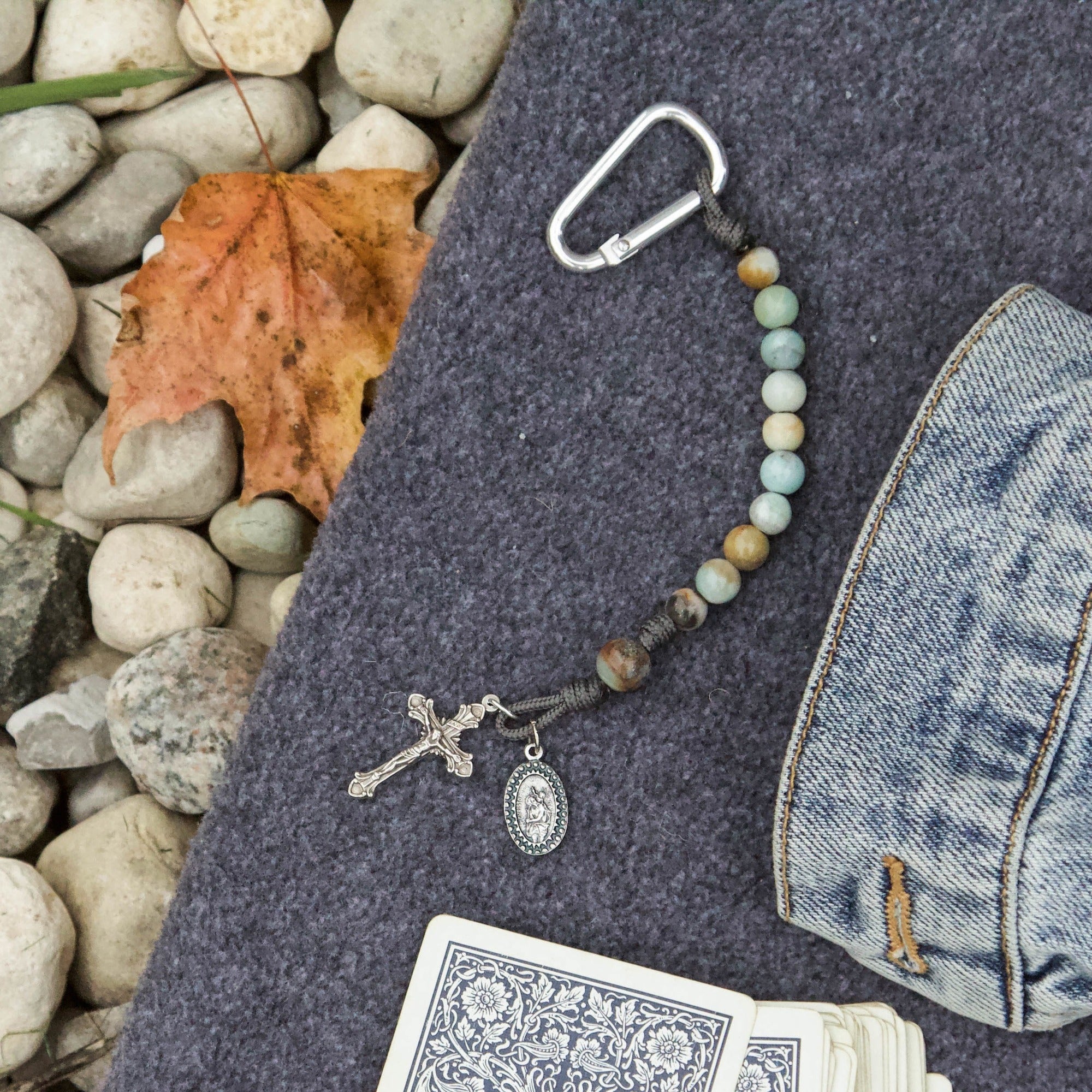 St. Christopher Brave Beads Tenner Rosary