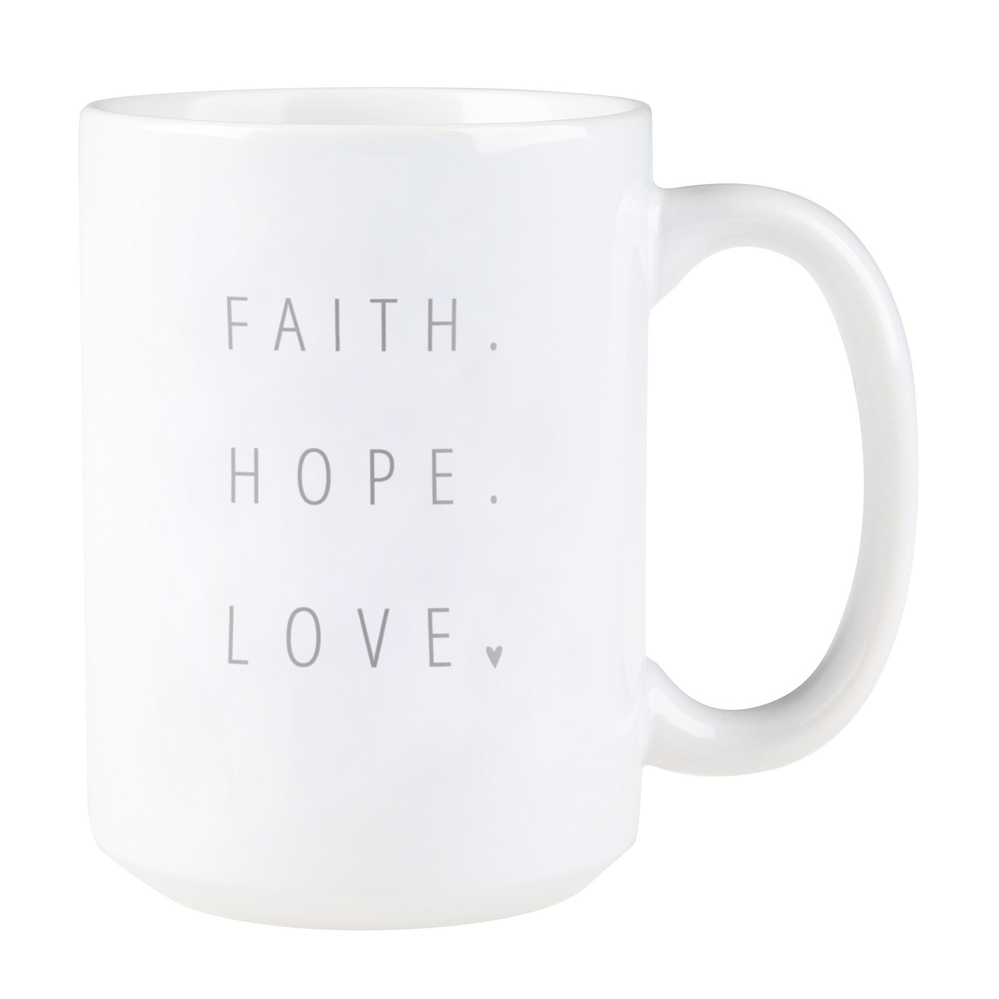 Faith, Hope, Love Elegant Mug