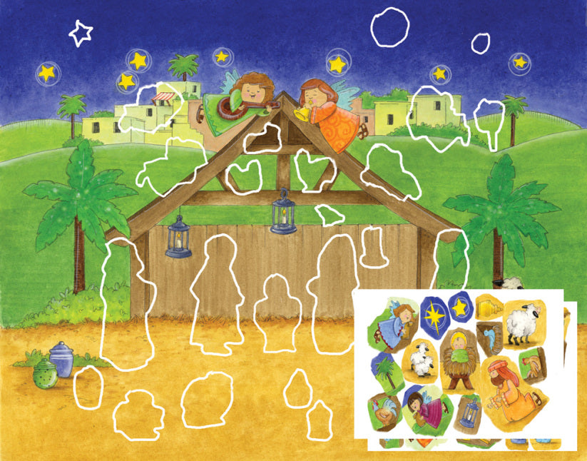 Magnificent Manger Sticker Advent Calendar