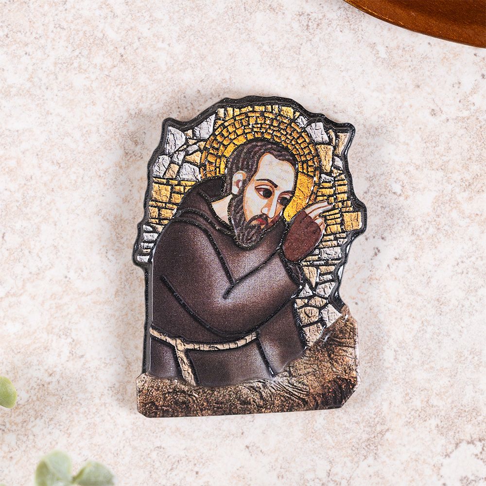St. Padre Pio Color Magnet - 3"
