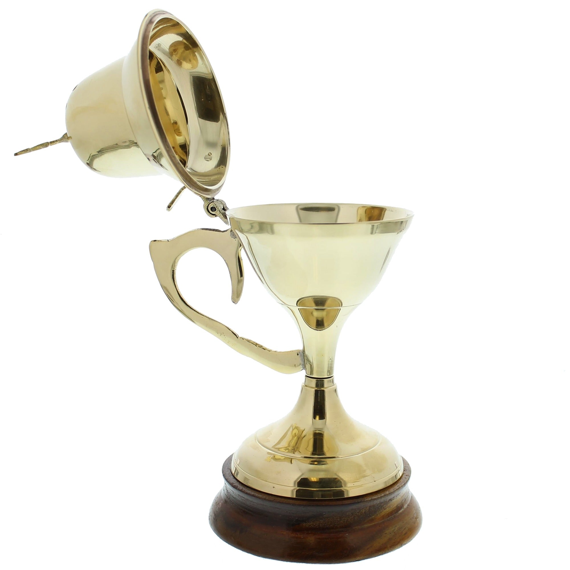 Incense Burner w/ Wood Base