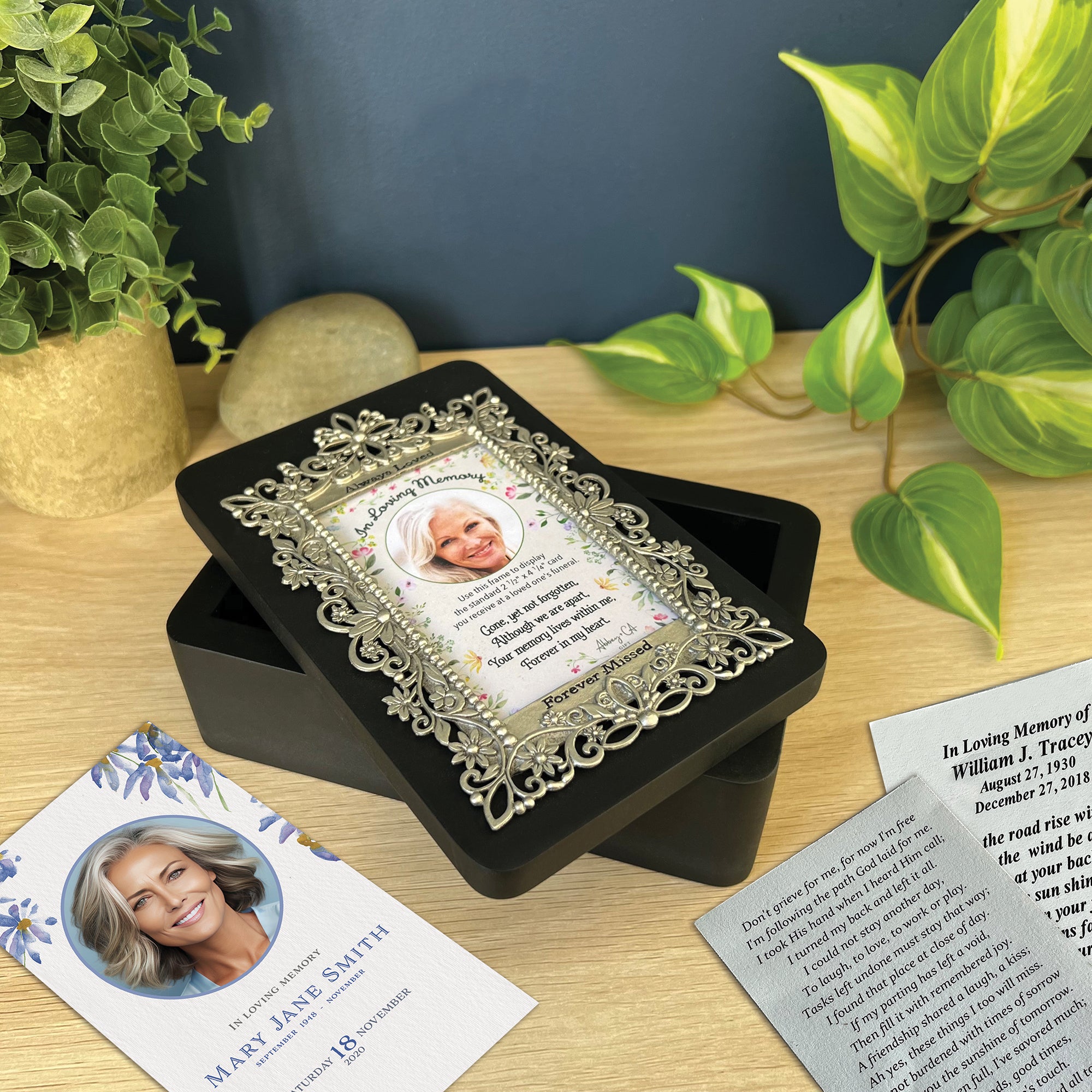 Always Loved Funeral Card Box