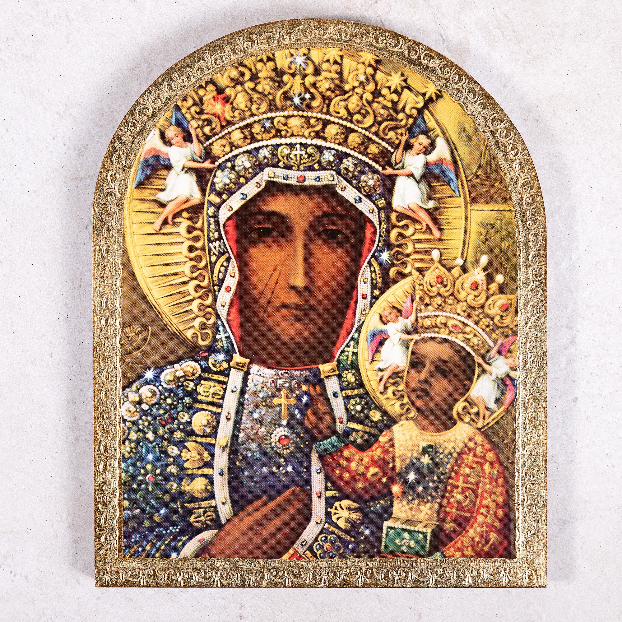 Our Lady of Czestochowa Icon Plaque
