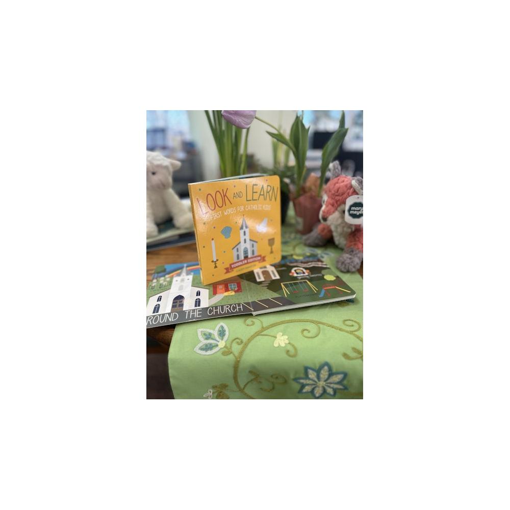Look and Learn: First Words for Catholic Kids (Board Book)