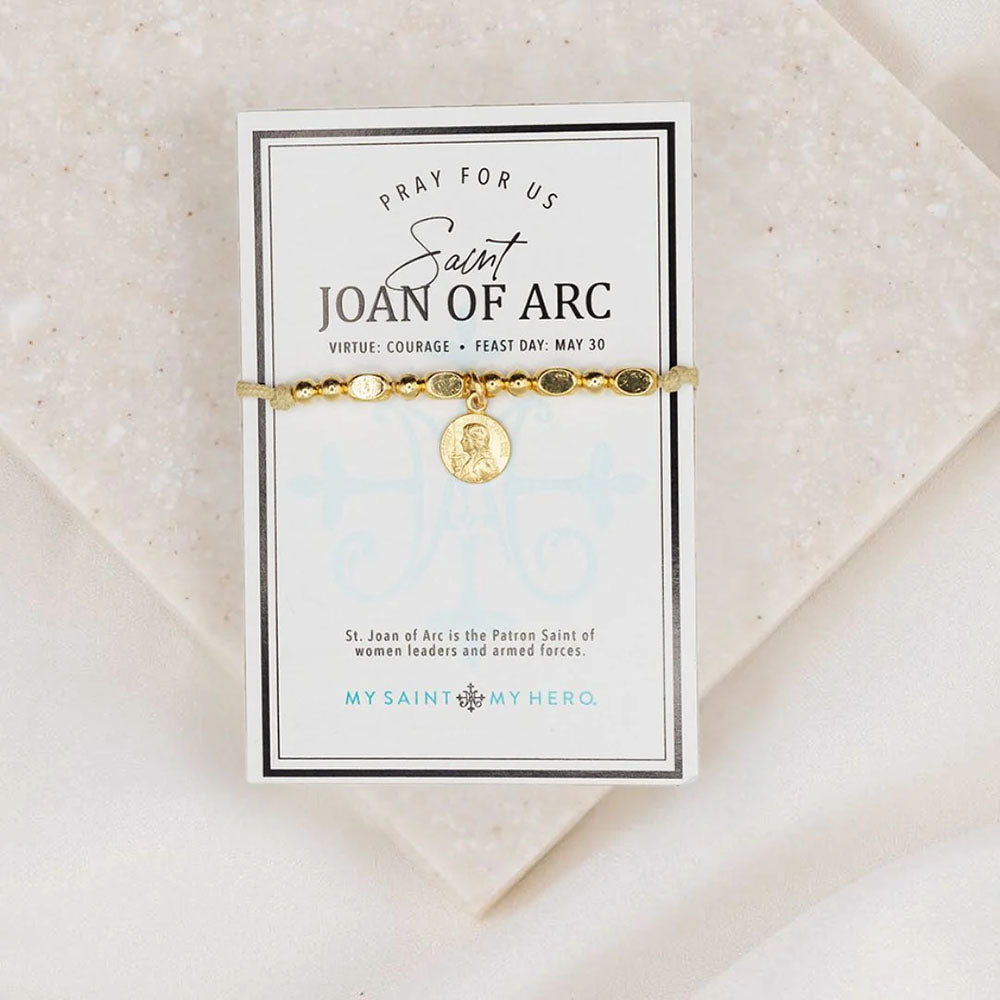 Gold St. Joan of Arc Little Saints Bracelet