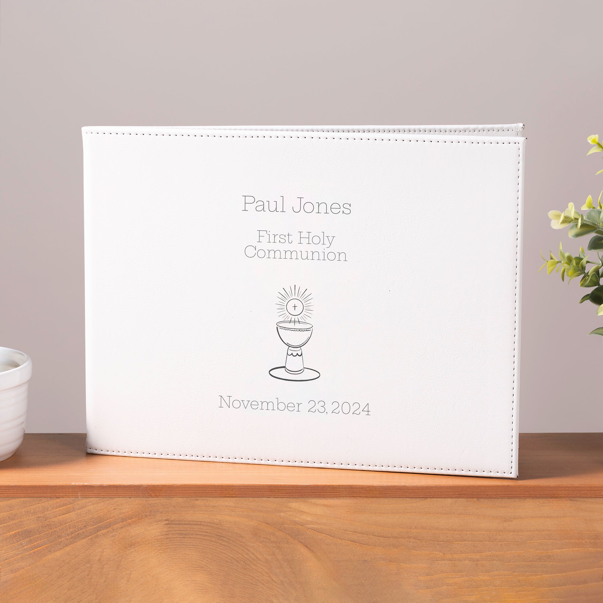Personalized First Holy Communion Keepsake Certificate Holder